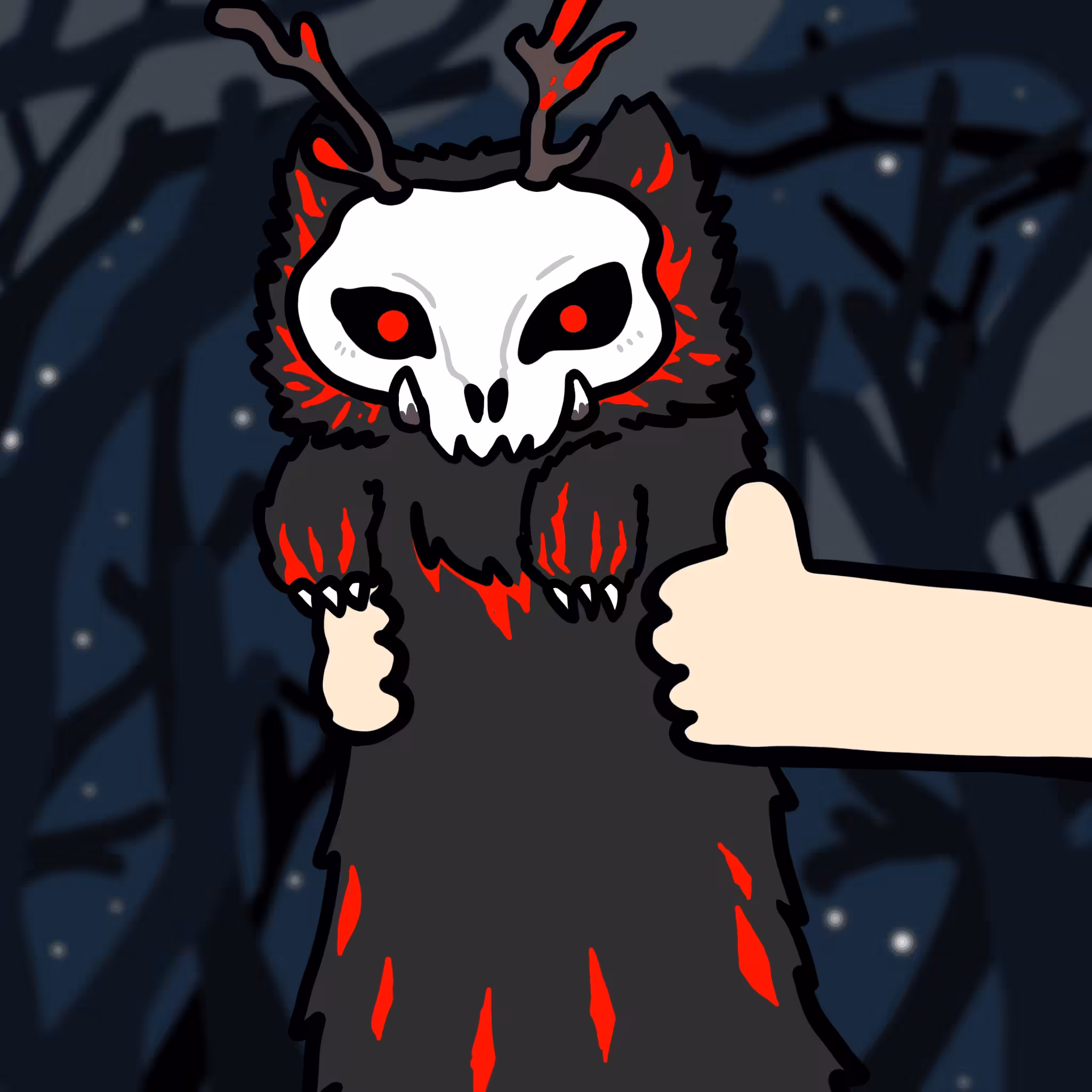Long Long Cat: Long Long wendigo Cat #0170