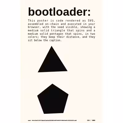 bootloader: selfie #226
