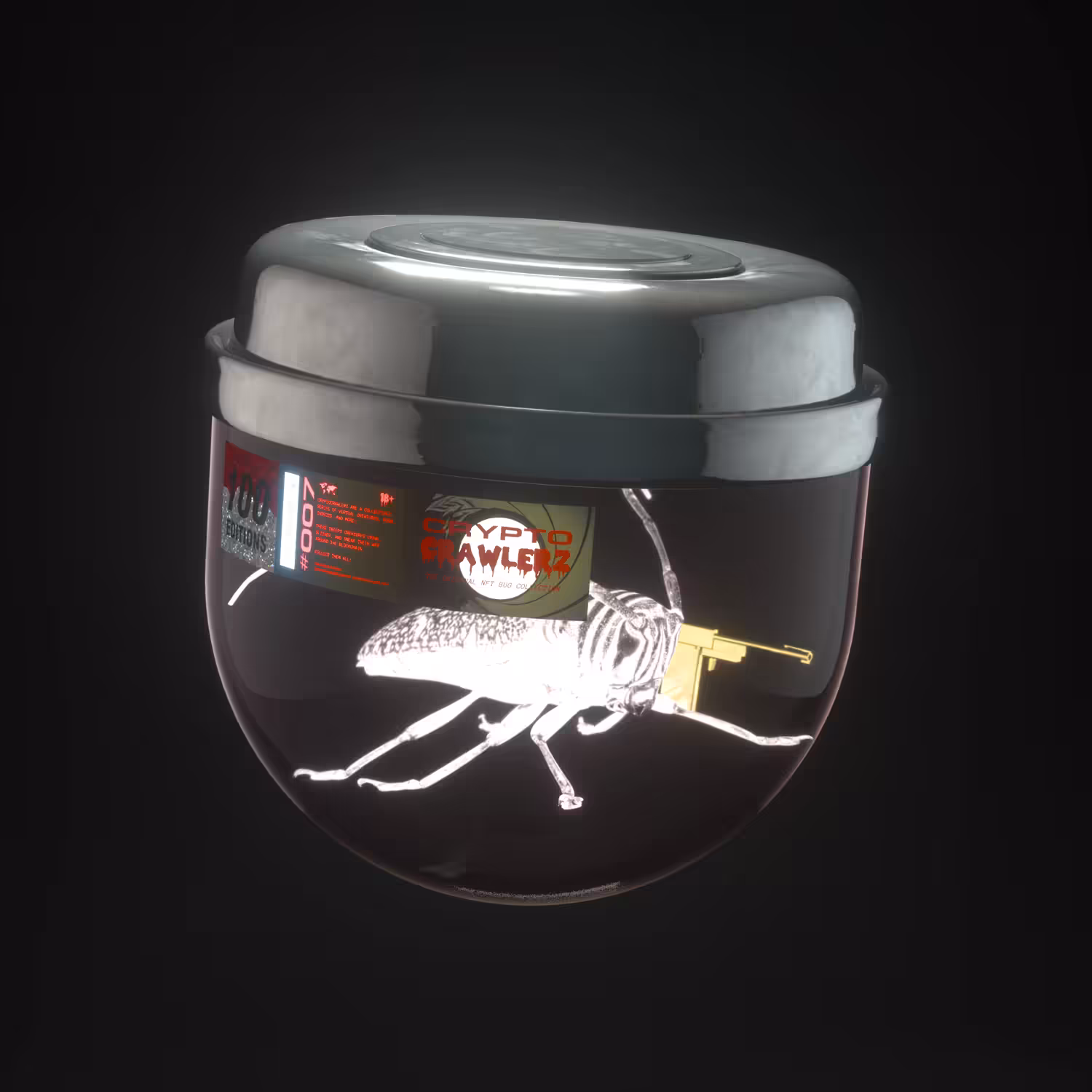 CryptoCrawlerz - Capsules - Series 01 - #007 - James Bug