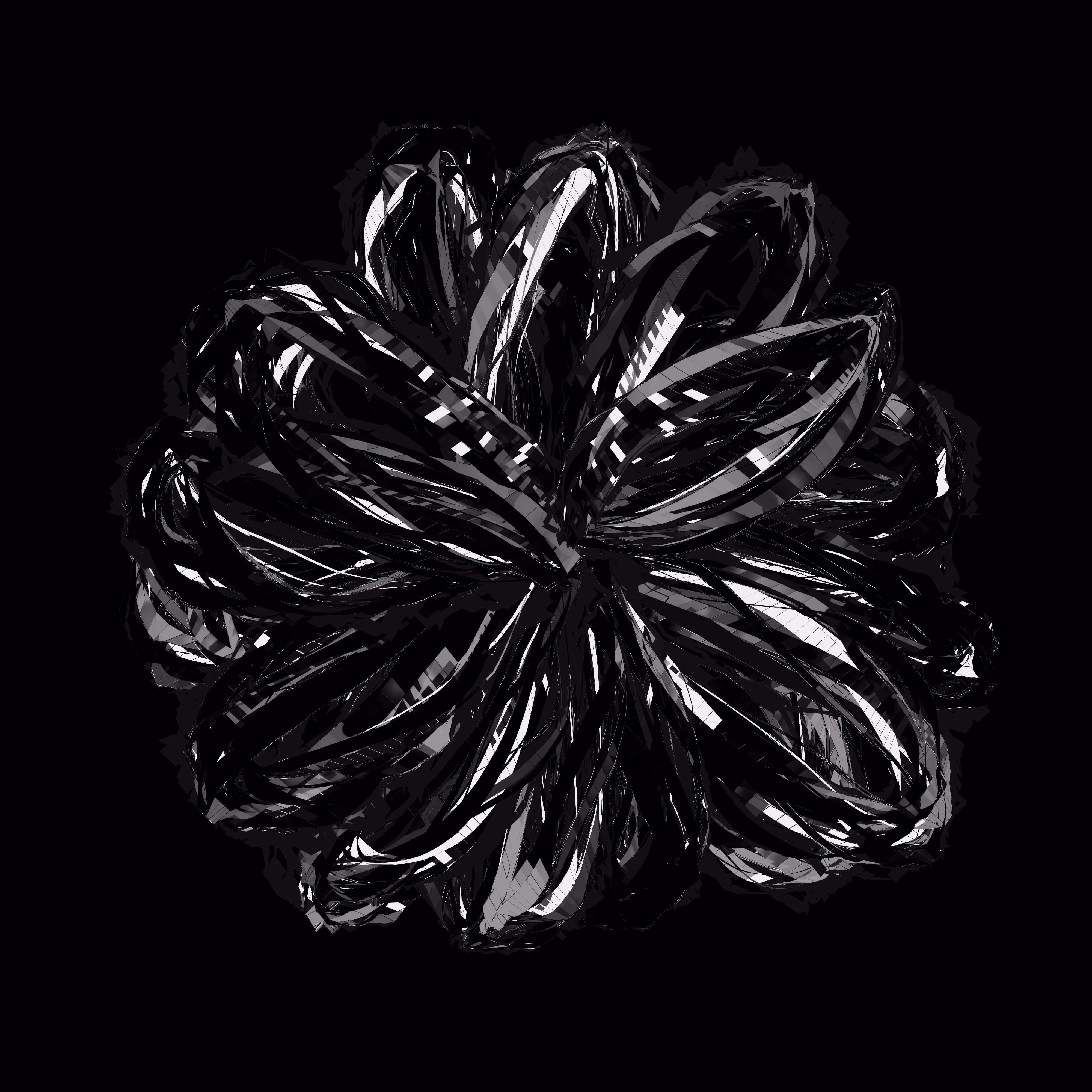 ribbons.flower.steel