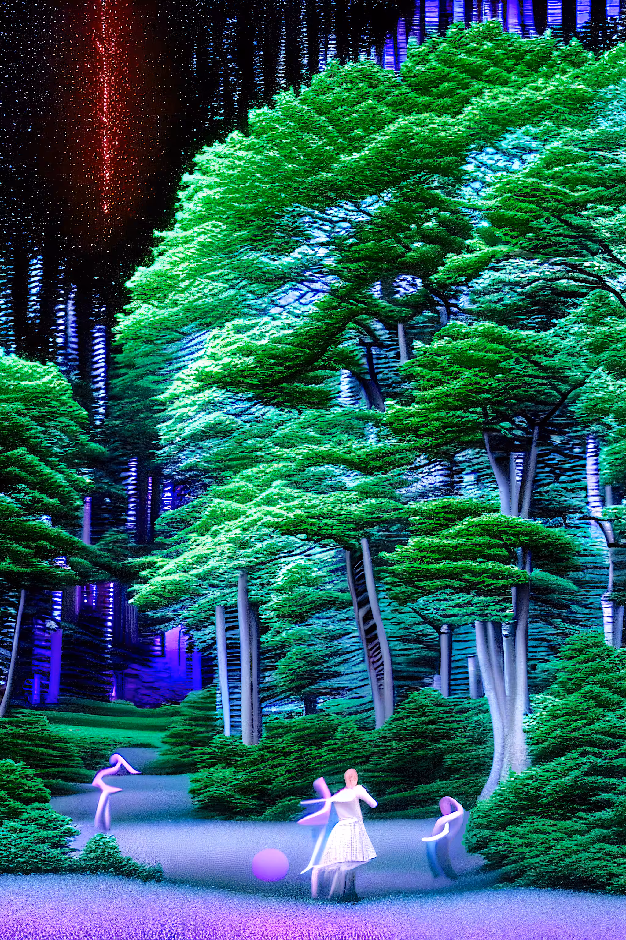 They Were Playing Ball in the Forgotten Forest