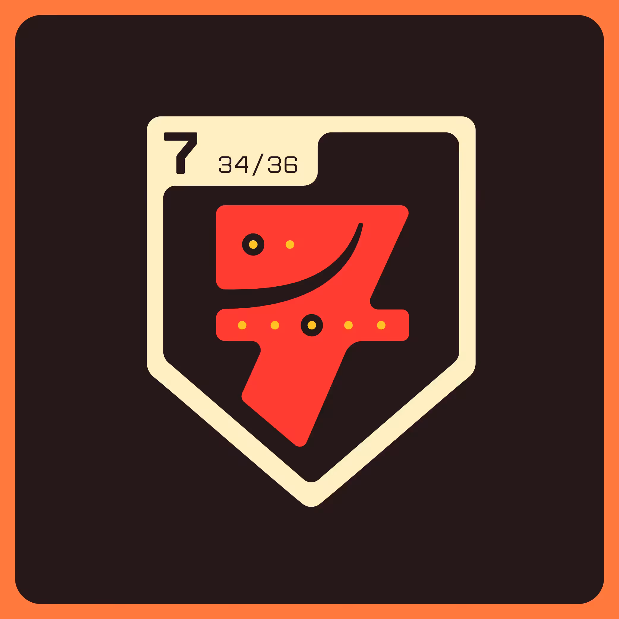 Alphabet Badge Series - 7