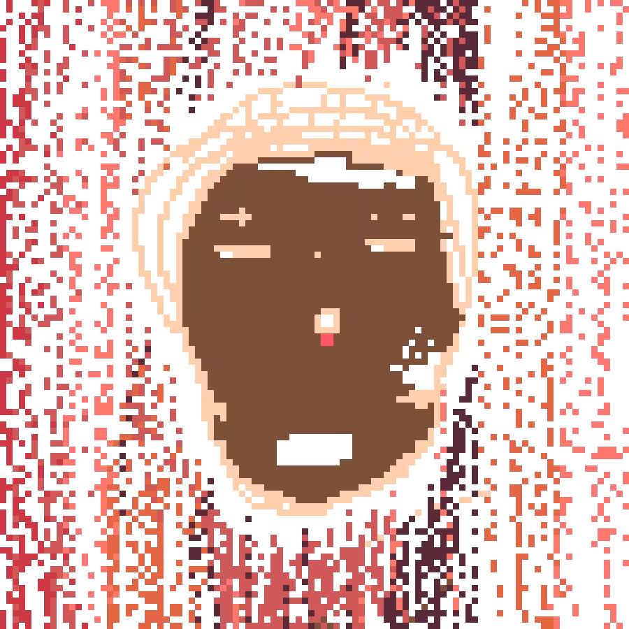 that black Mother look pixel