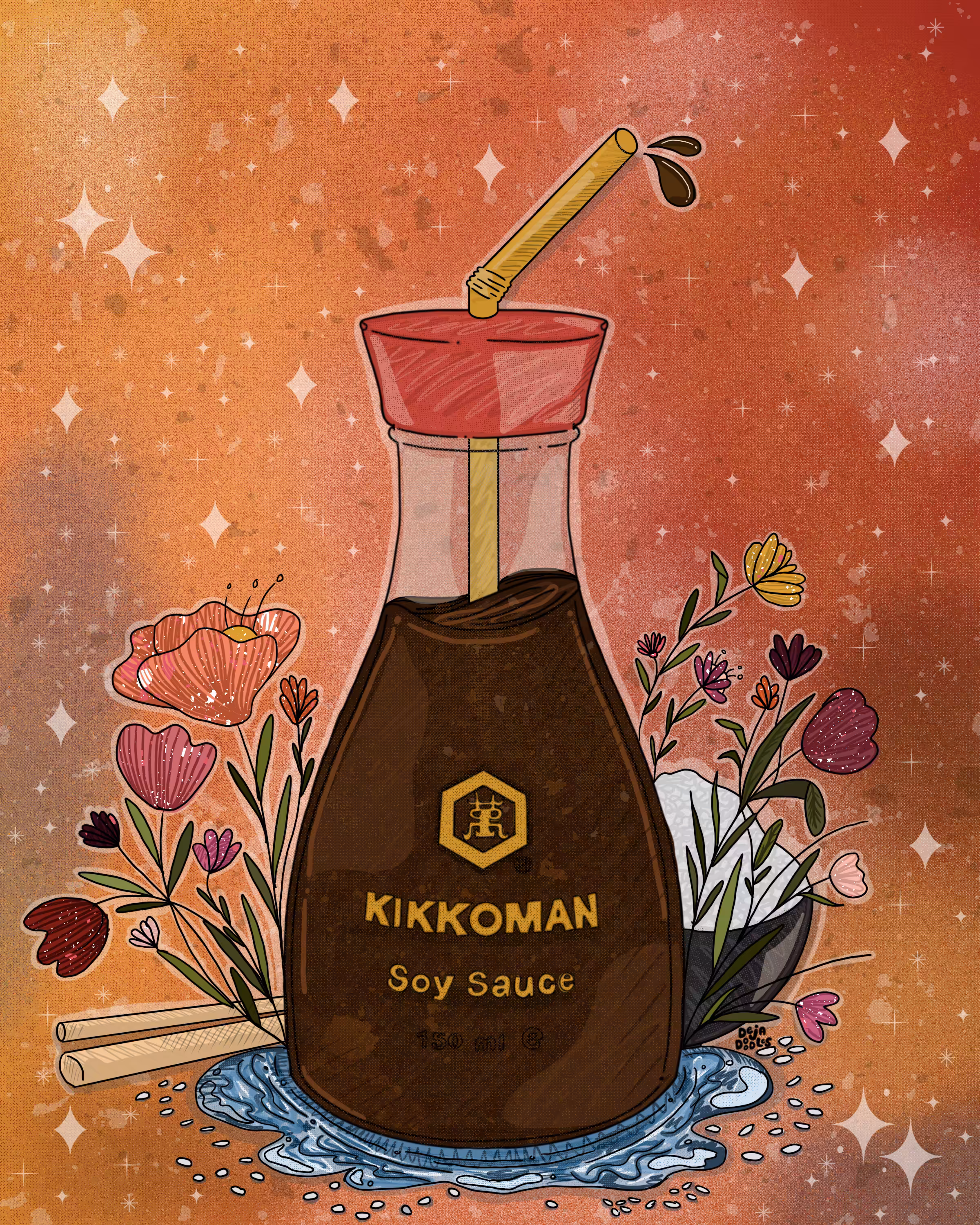 K I K K O M A N Sauce and White Rice