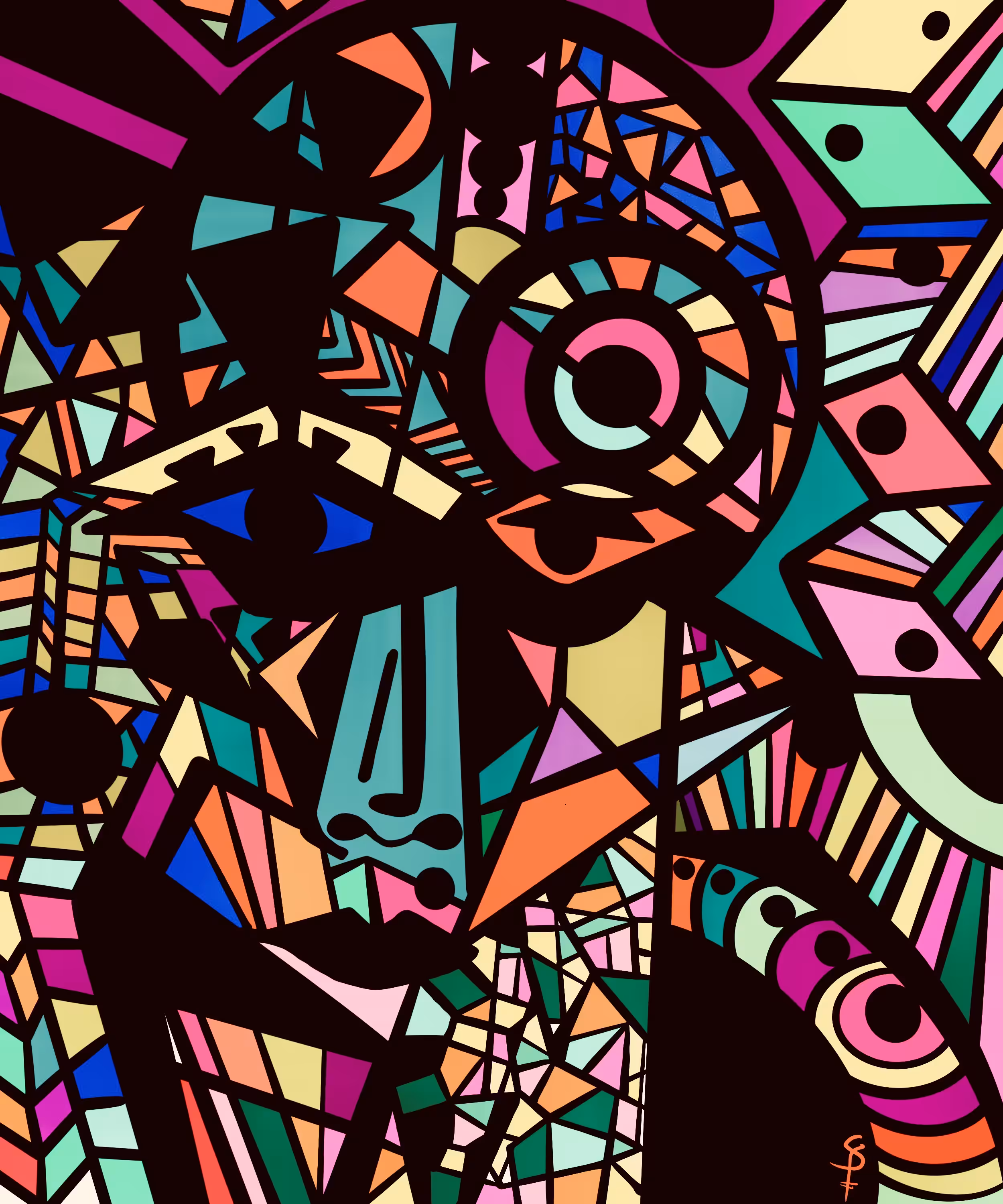 Colorful Scars
