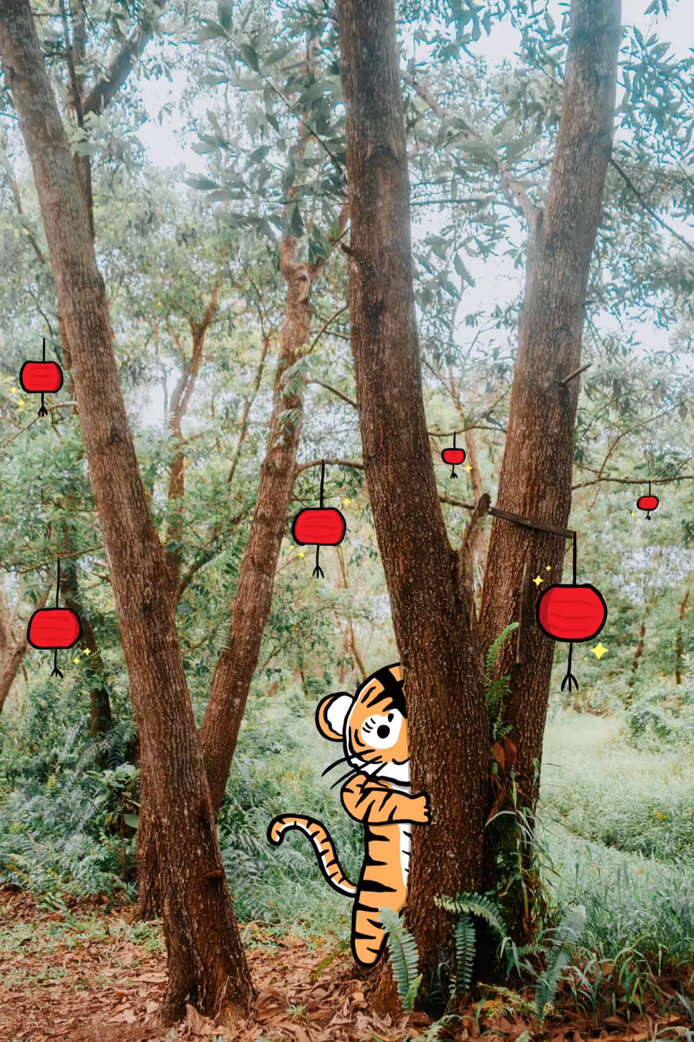 HIDING TIGER