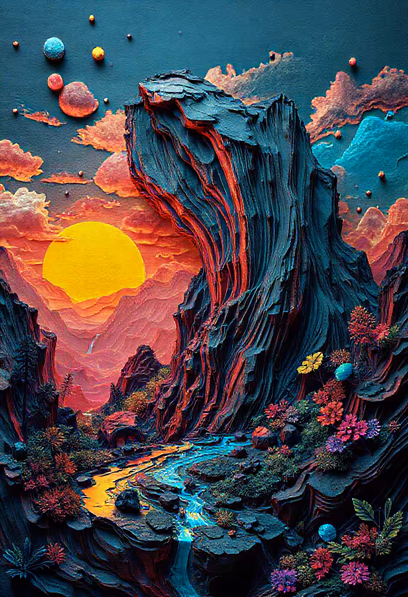 Sunset on the Edge of Time