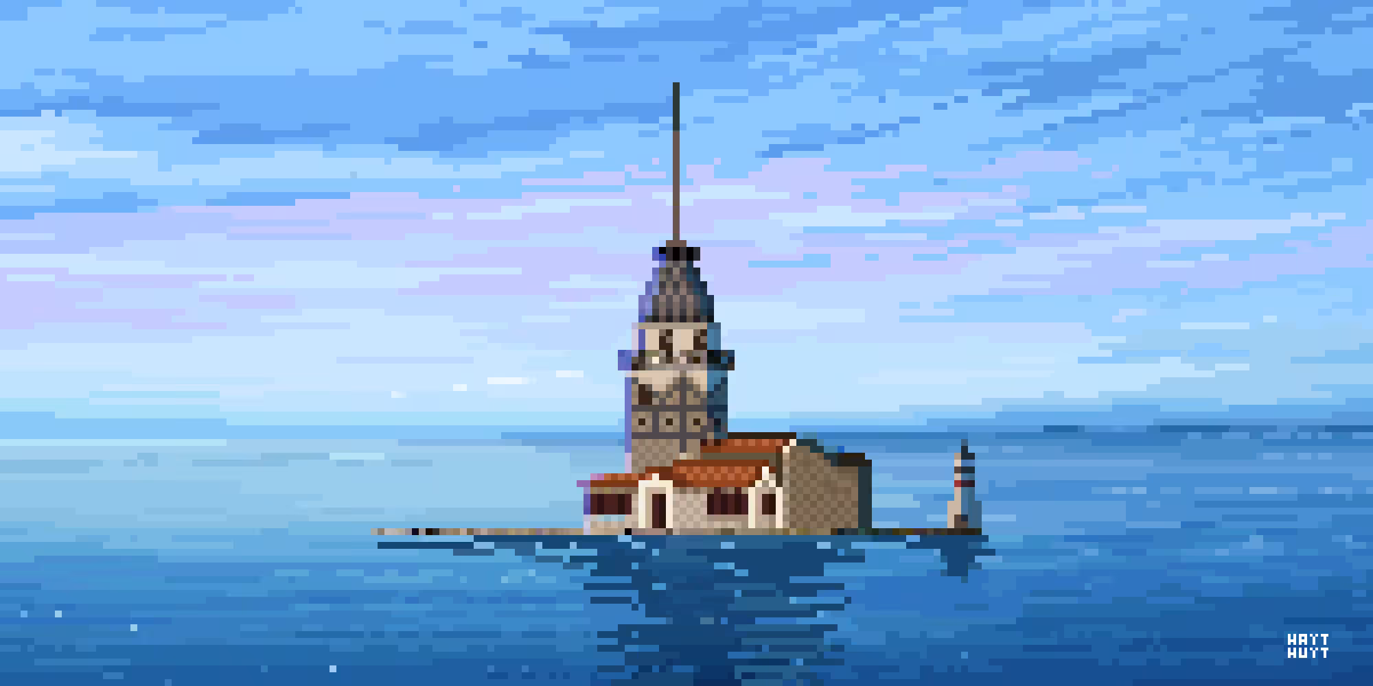 The Maiden's Tower Pixel Art