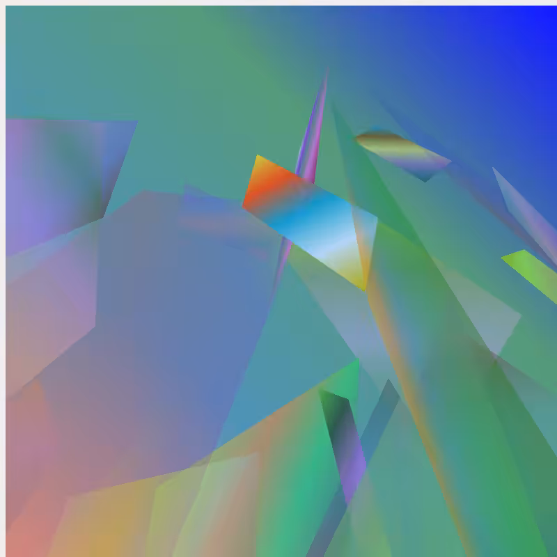 random divs with gradient and perspective #16