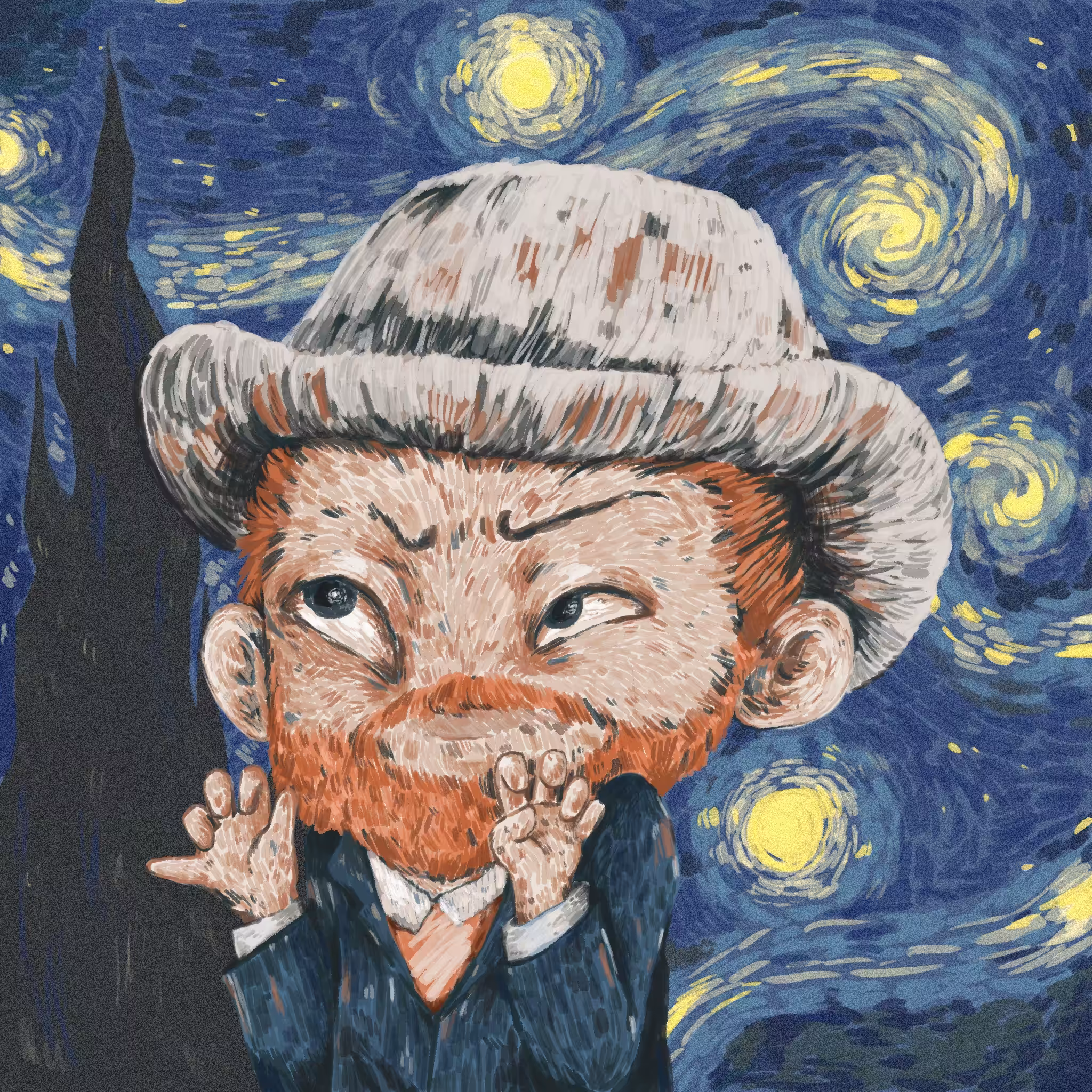 MISSING NOSE VANGOGH