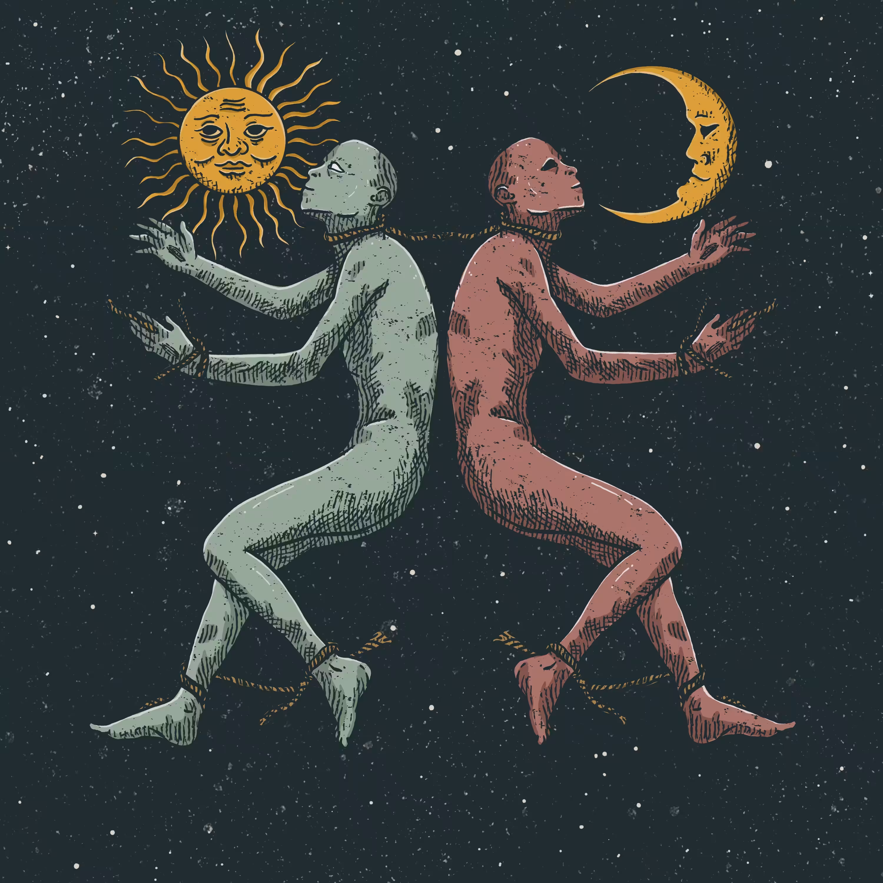 day is desirous of night, and pursues it unceasingly round the world. 