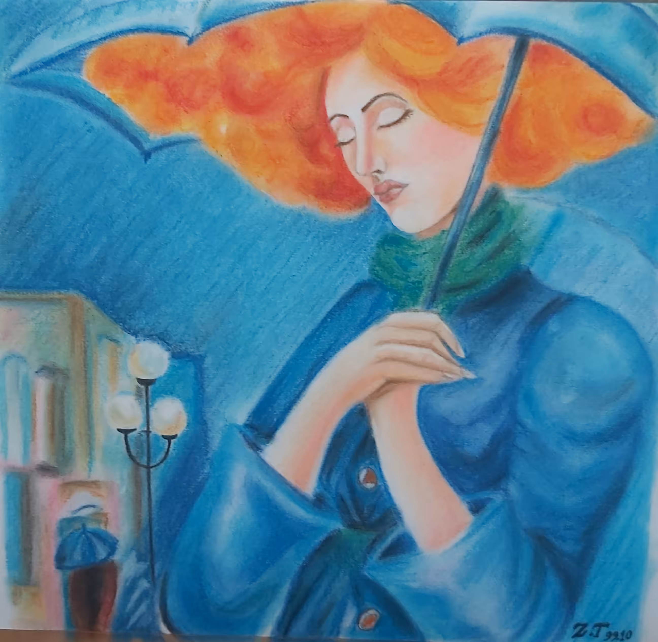 Rainy girl