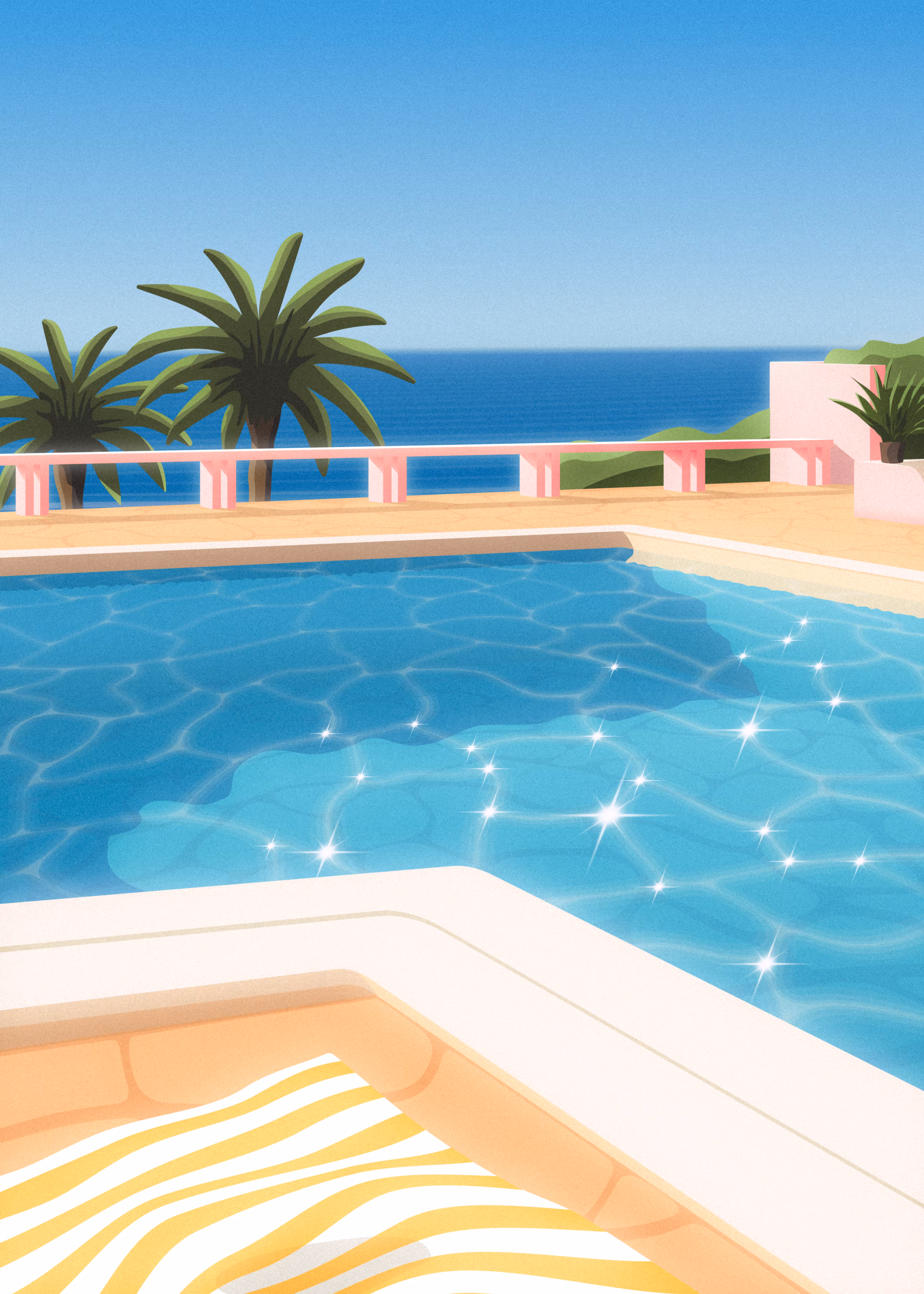 Rodeo posts: Rooftop pool