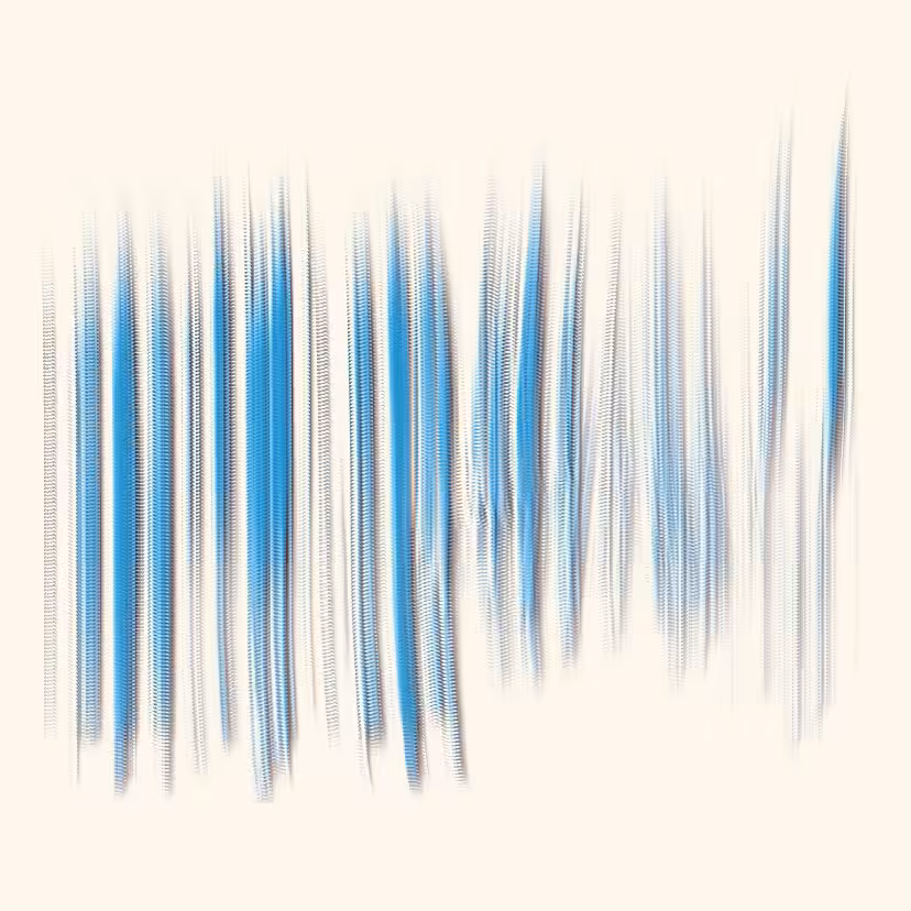 fading blue