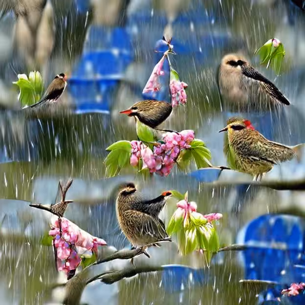 Spring Showers Bring Singing Birds