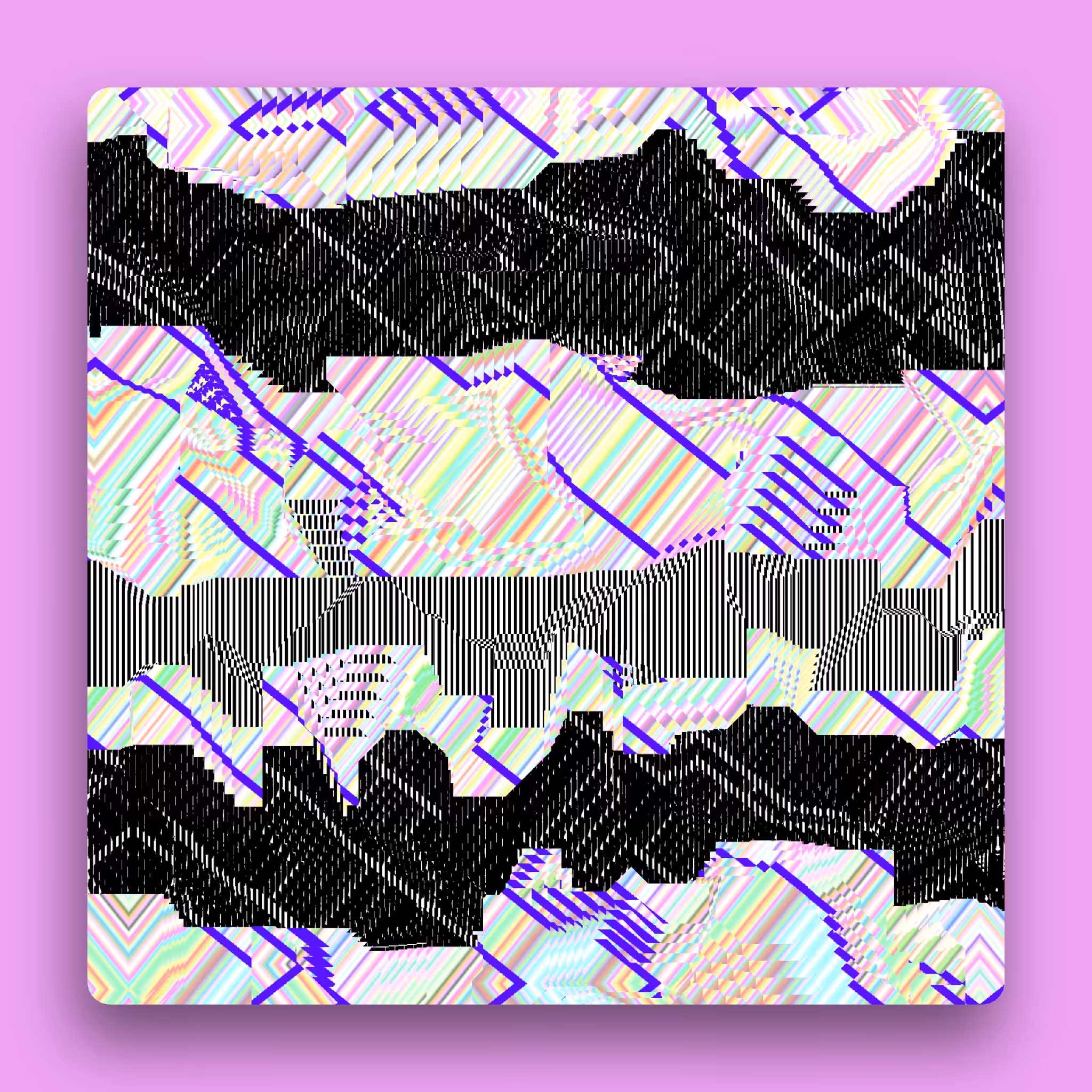 Glitch Party Abstract