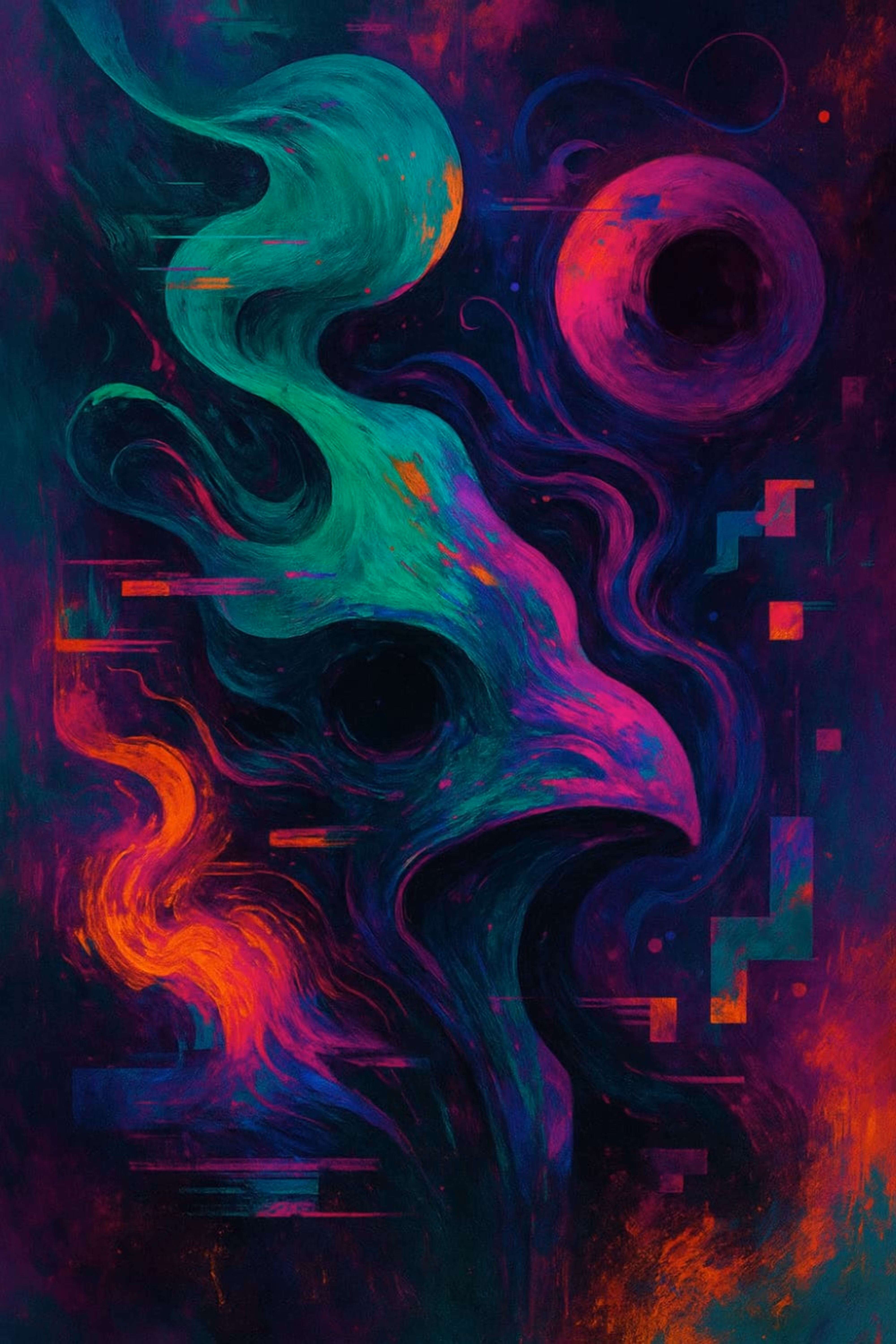 “Bird of the Neon Afterworld”