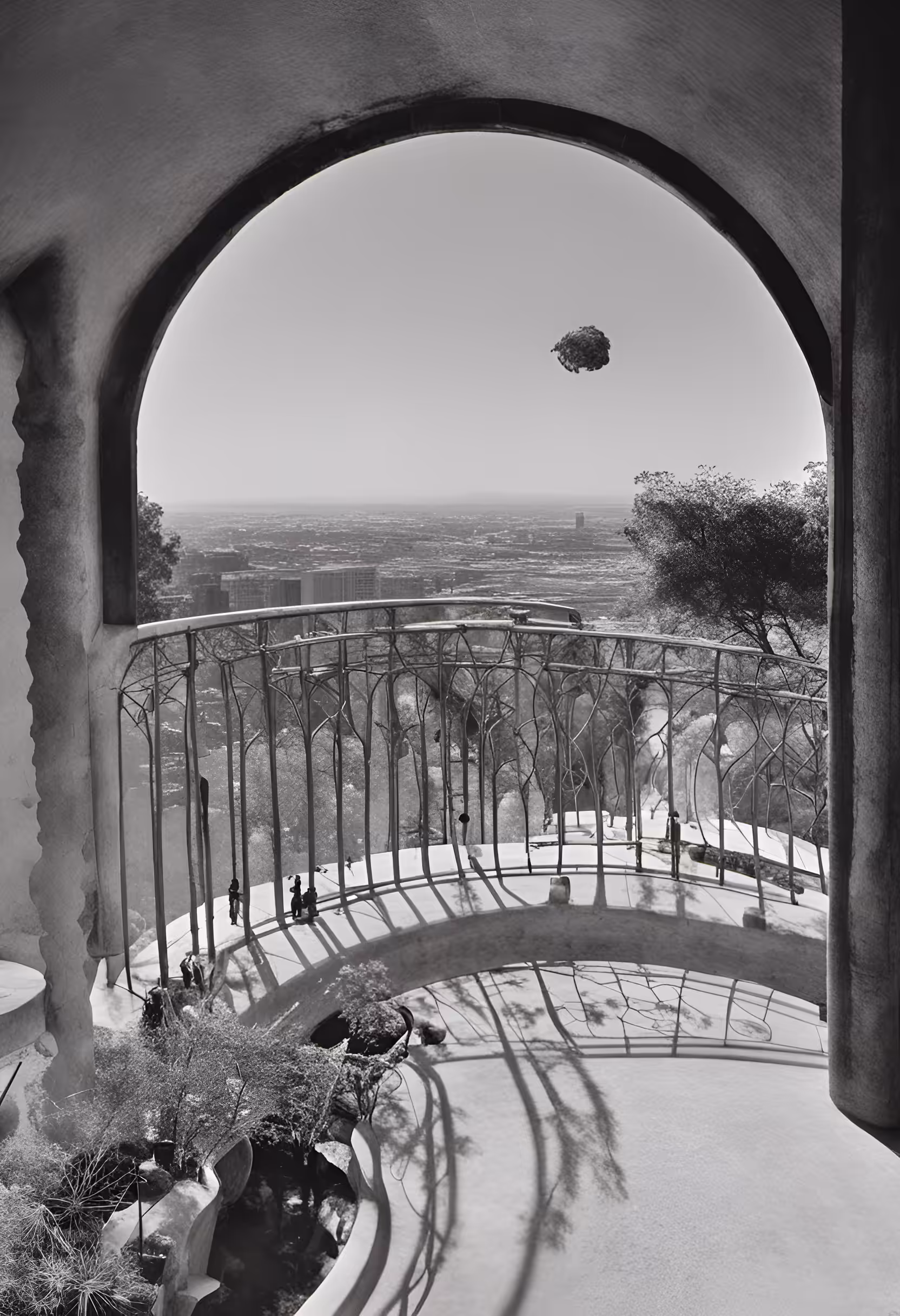 A Bao A Qu: Image Generated by Borges + Guerrero's Spanish Text #1