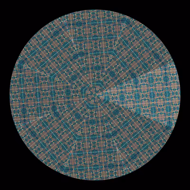 Binary kaleidoscope #100