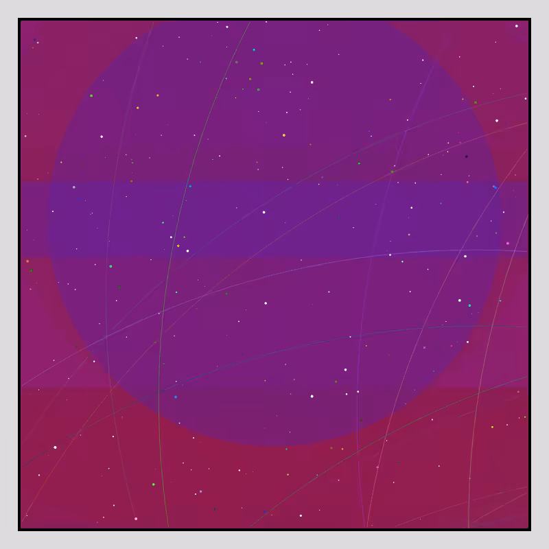 Color Field Starry B #100