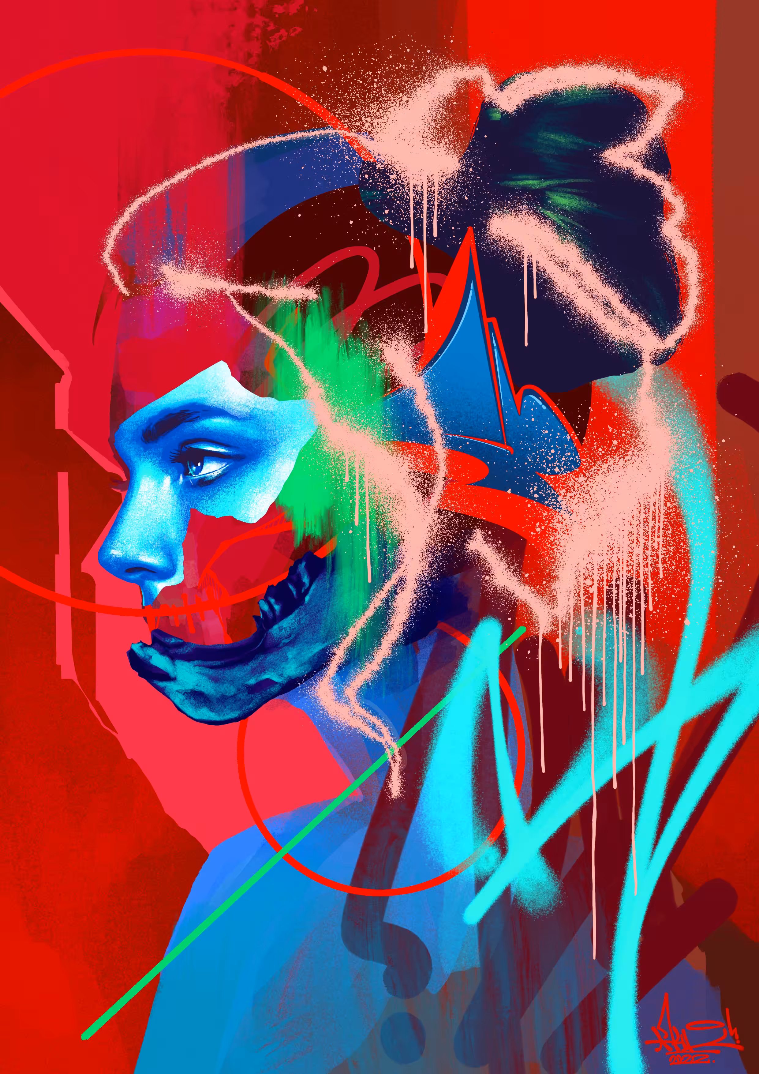 Contaminated 01 : Lover - A healthy skin and a broken past