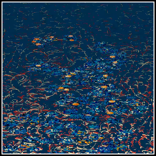 Polluted water lilies #122