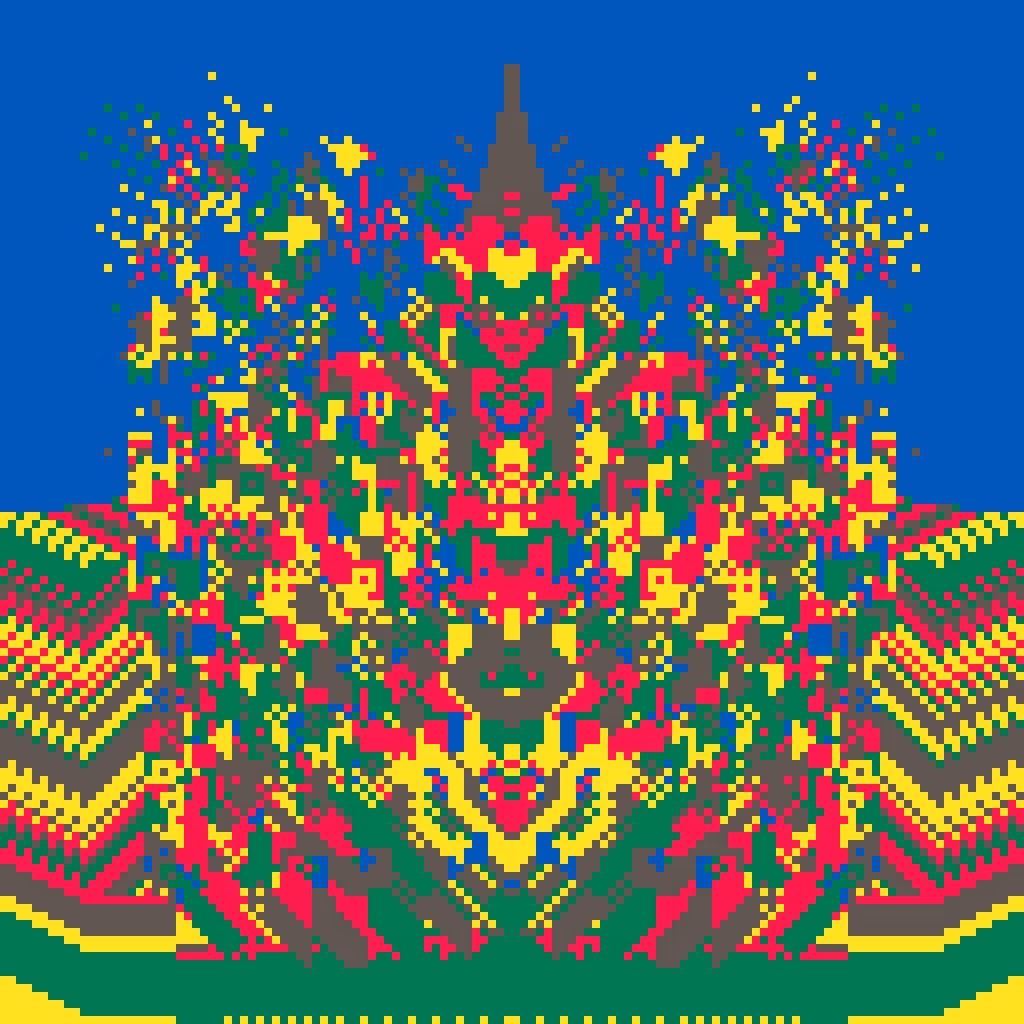 Ideocartogrpahy: Hyperspectral Temples #15