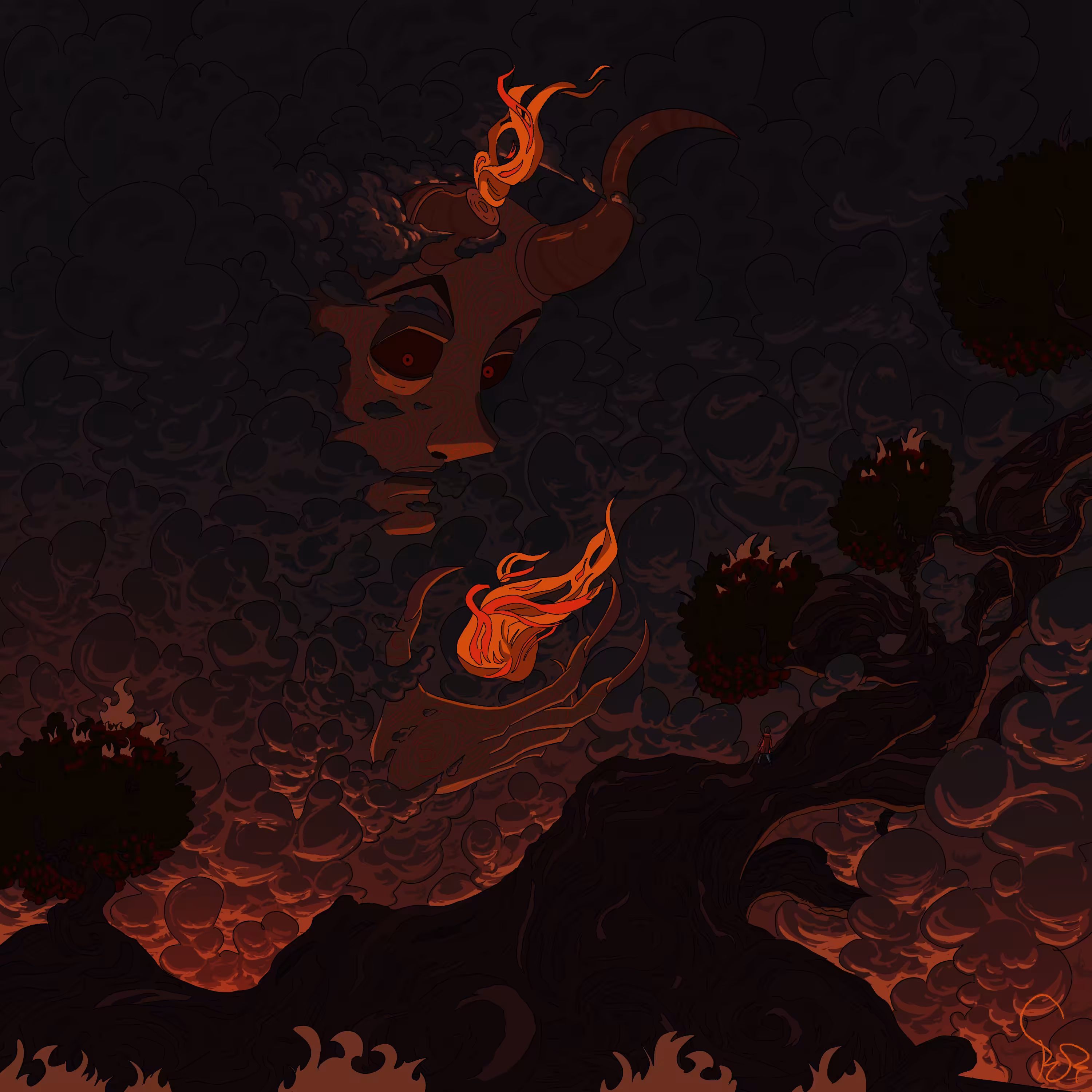 Fire demon