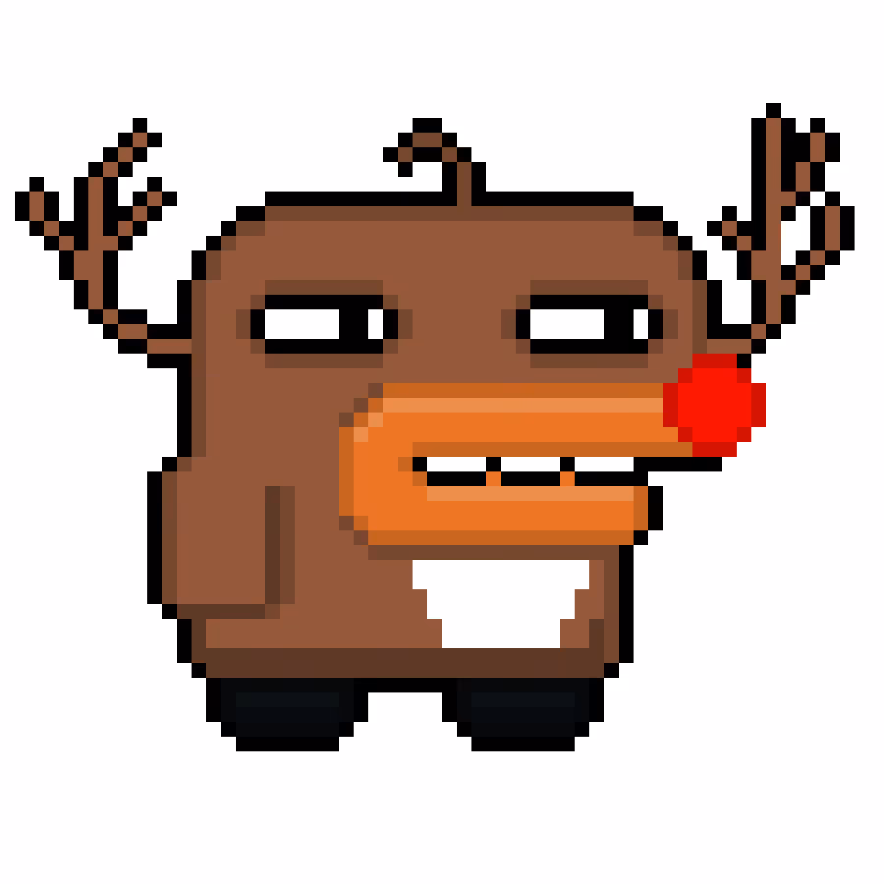Santa's Reindeer Duck #019