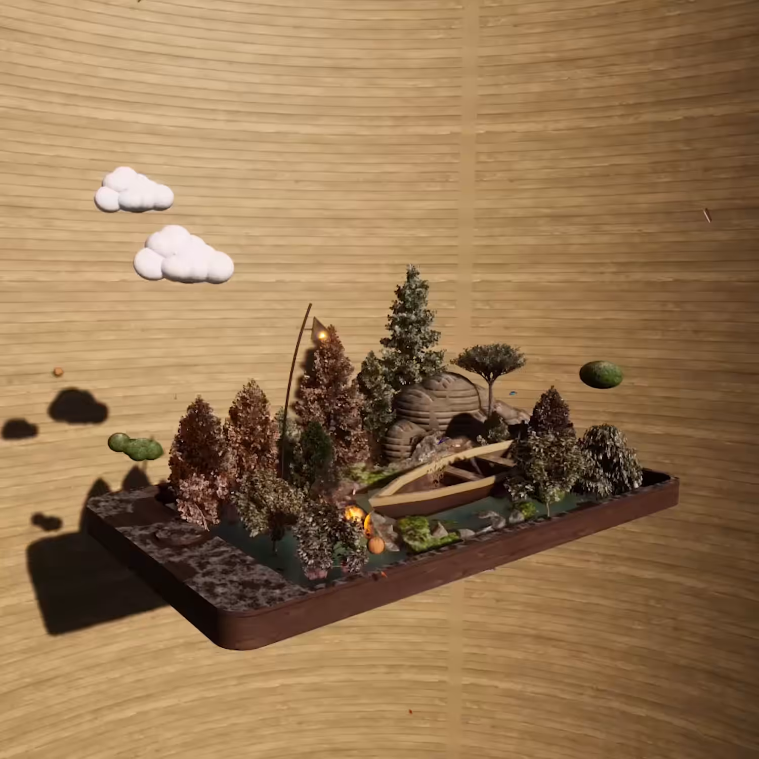 Wood Garden on your Phone