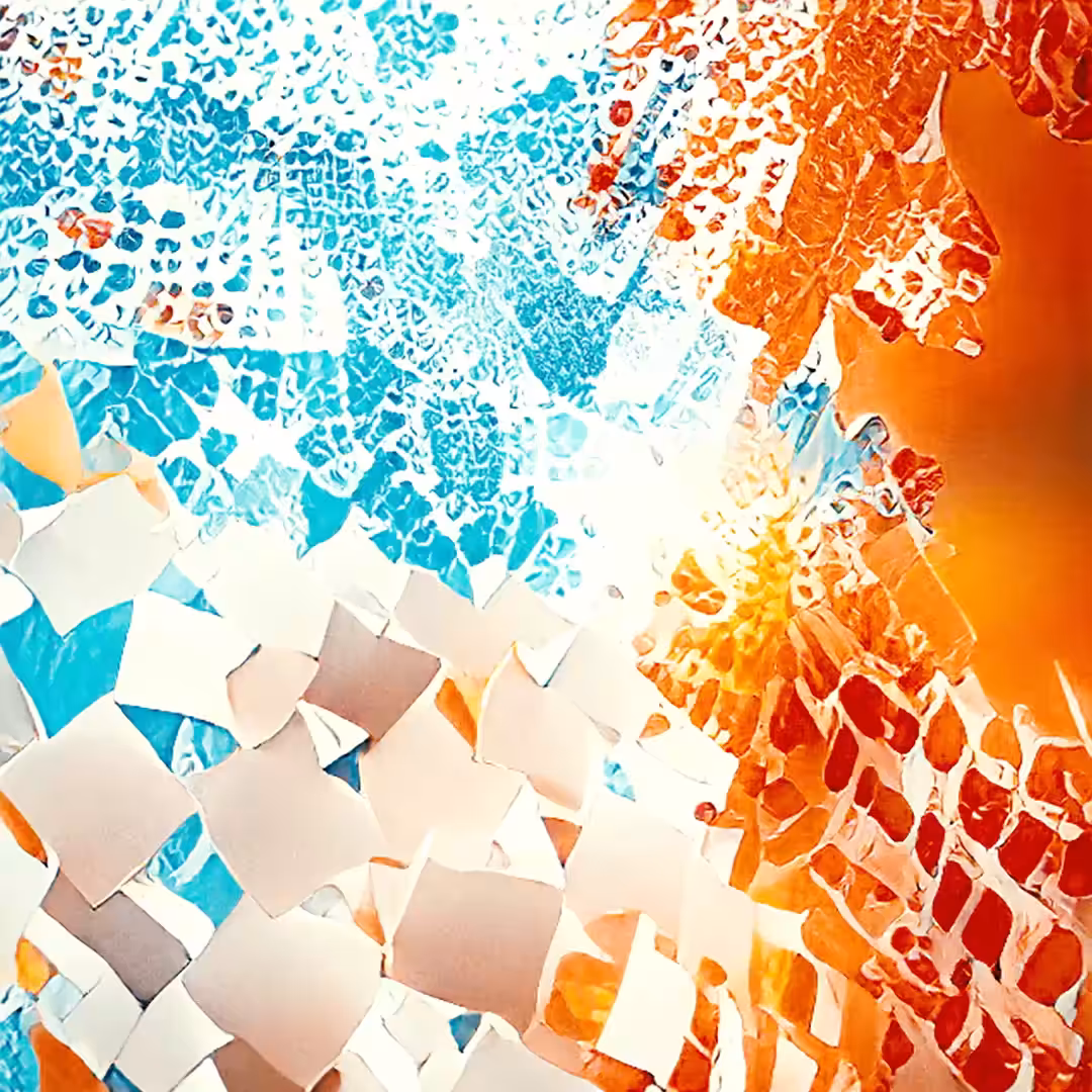 Geometric Fluidity - 1a - 1080x1080 Loop