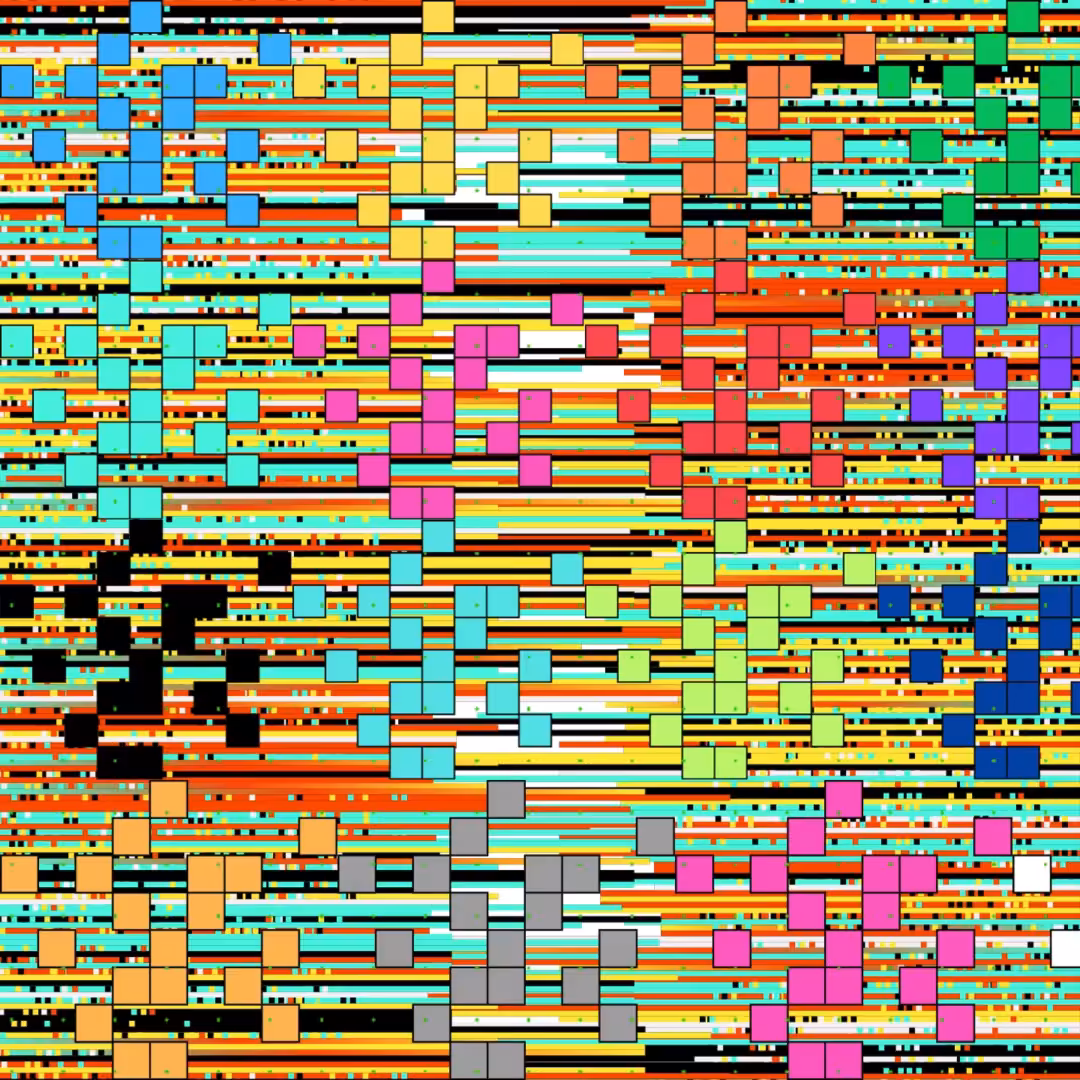 Vibrant Spectra: Dotted Abstractions