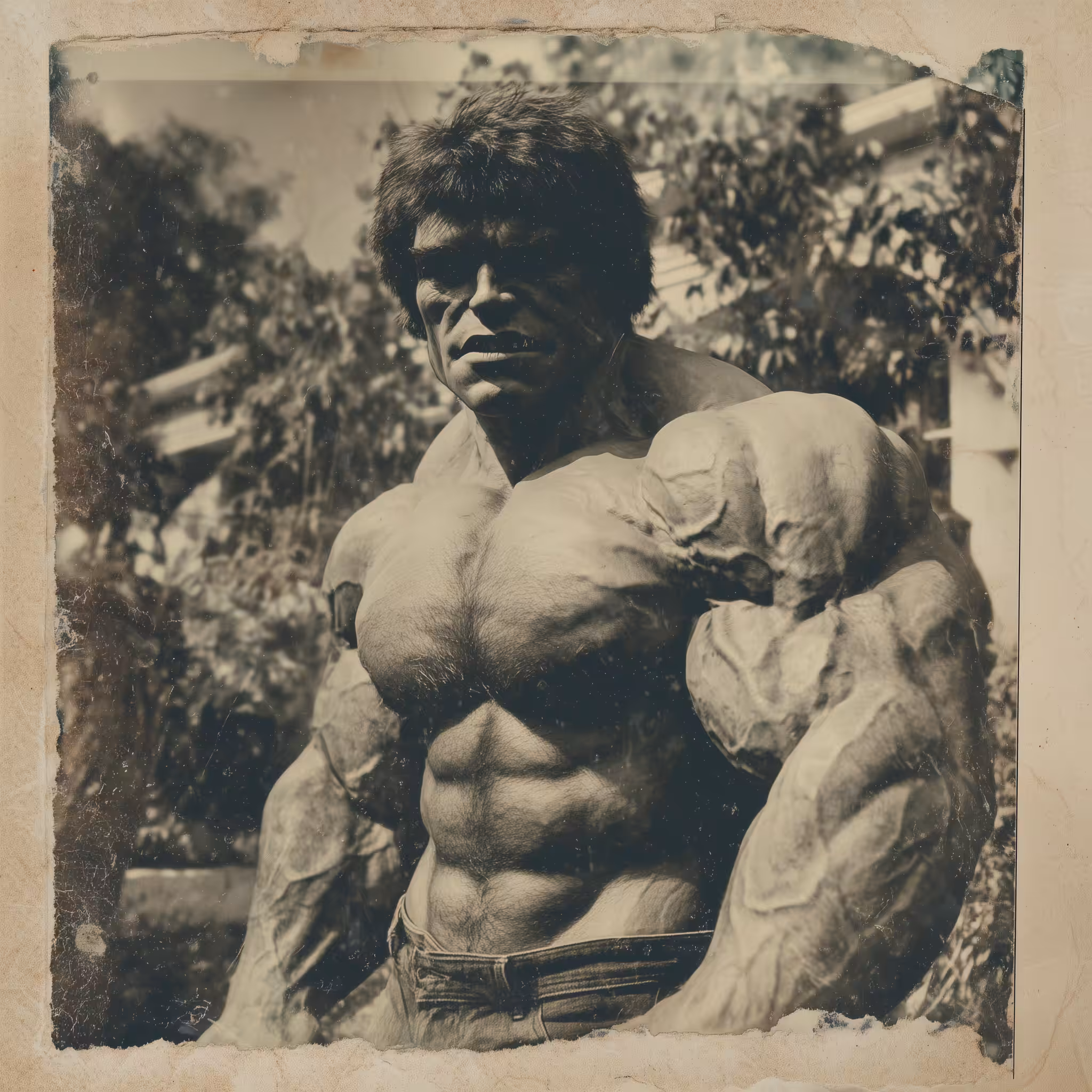 Polaroid of The Hulk