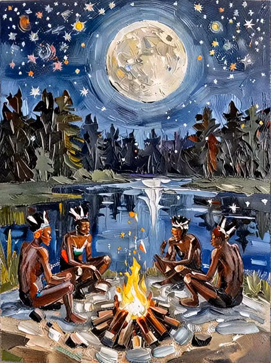 Moonlit Ancestral Gathering