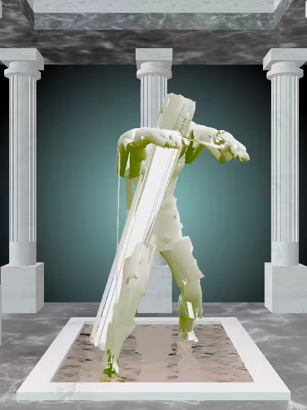 HeavenComputer: The Undying Matte Green Man #2582