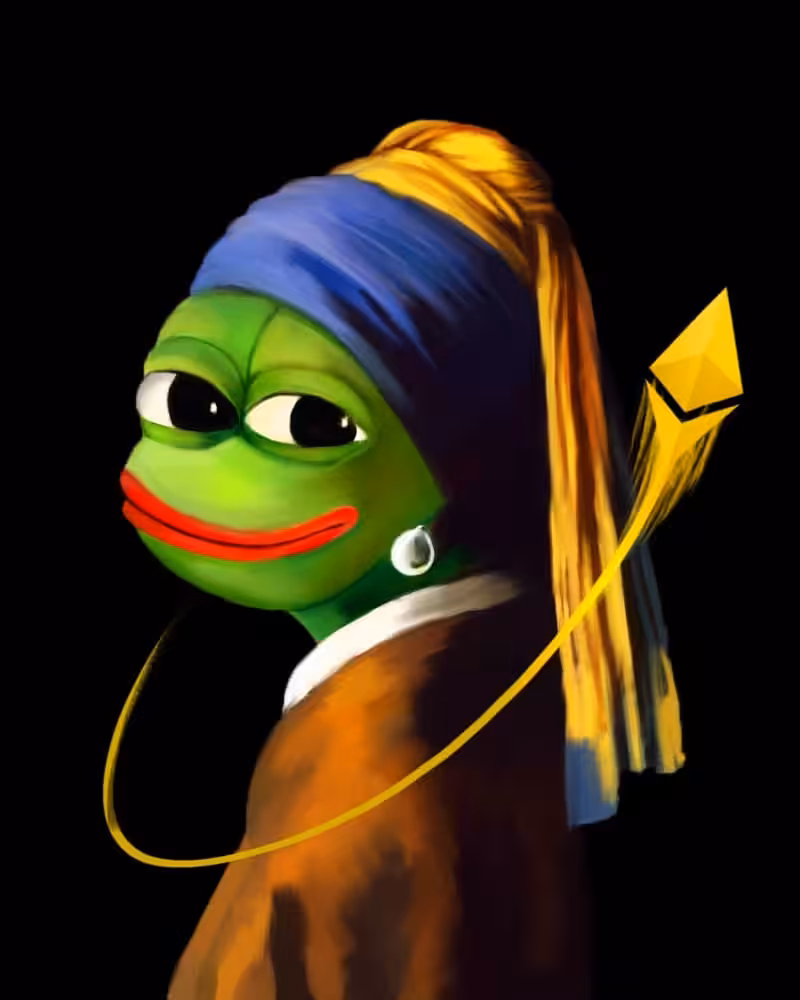 The Pepe with a Pearl Earring