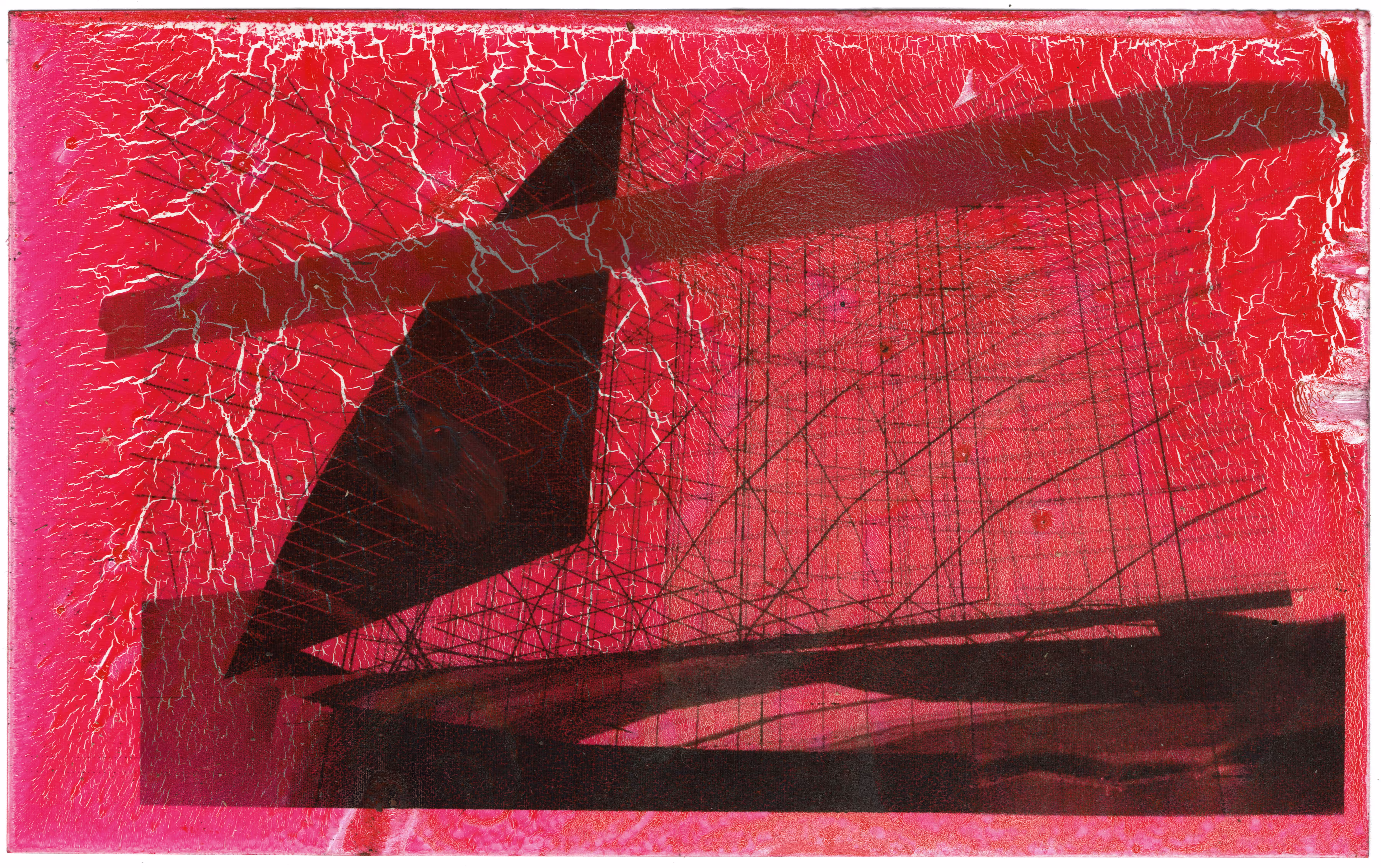 niagara mesh (with distressed inkjet paper)
