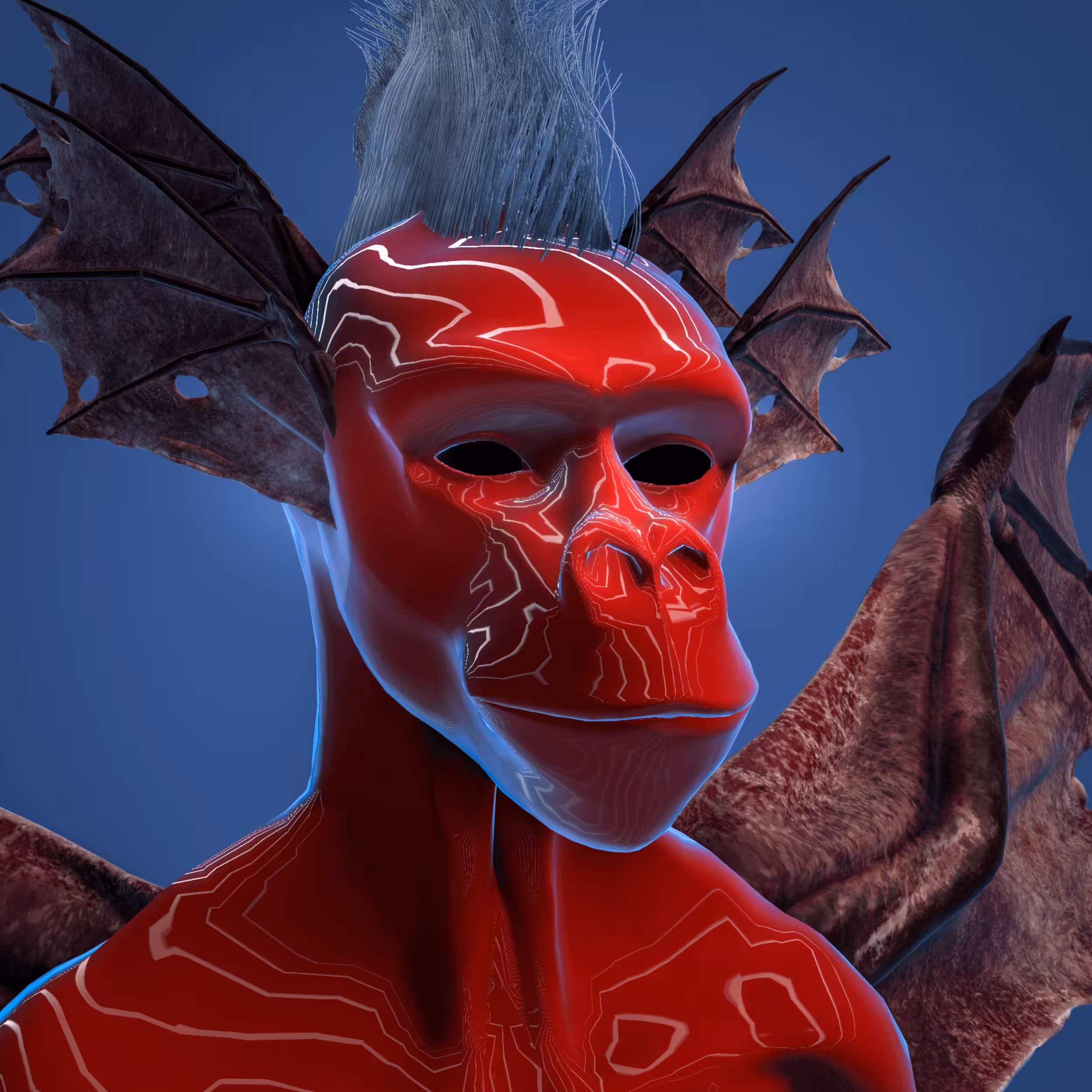 CryptoAvatar 3d: CryptoAvatar3D-063-DevilApes