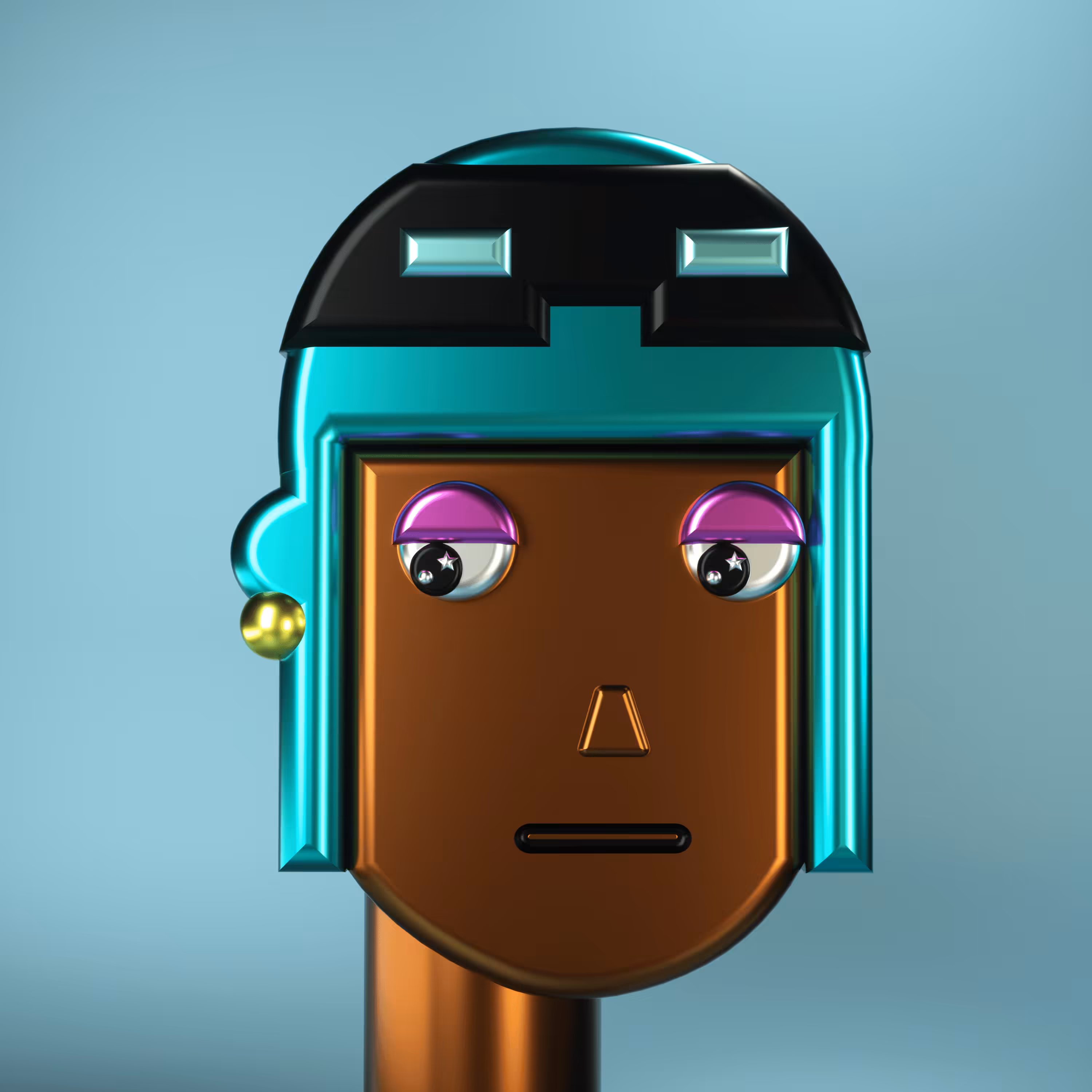 3D Chrome Punk #0425