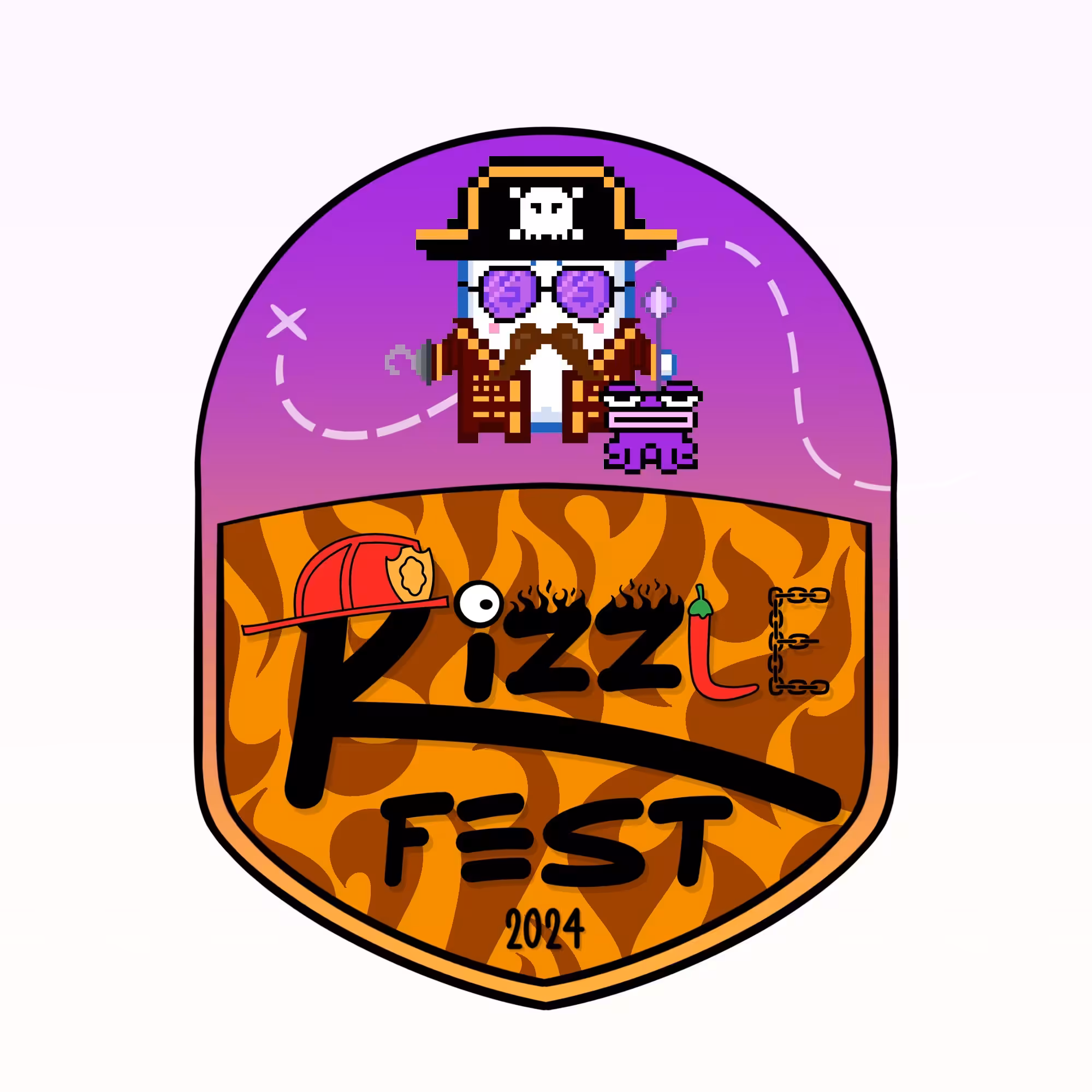 rizzlefest camper badges