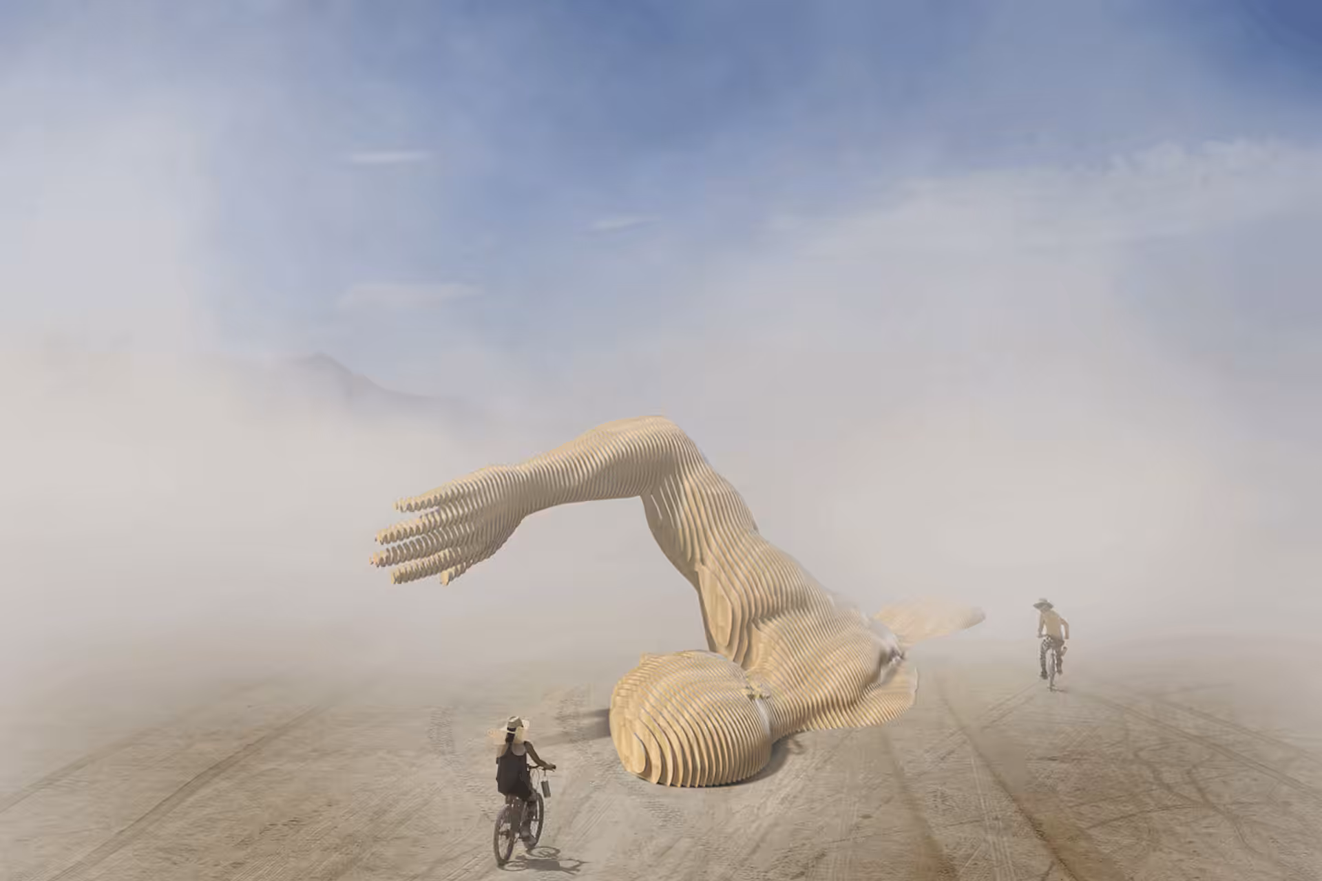 Merman Art for Burning man 2021