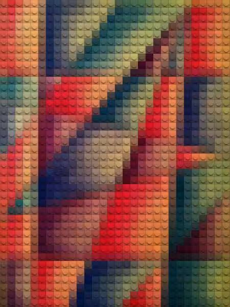Perfect Abstract Art Polygon: Lego Art Amazing Abstract 