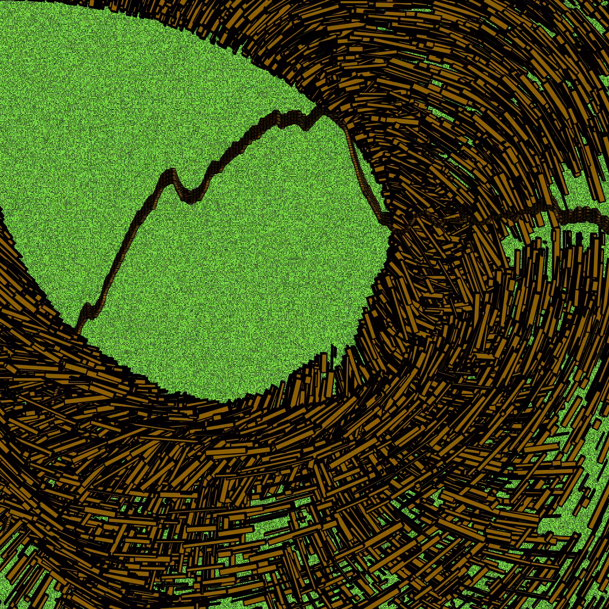 Walk with noise curve #68