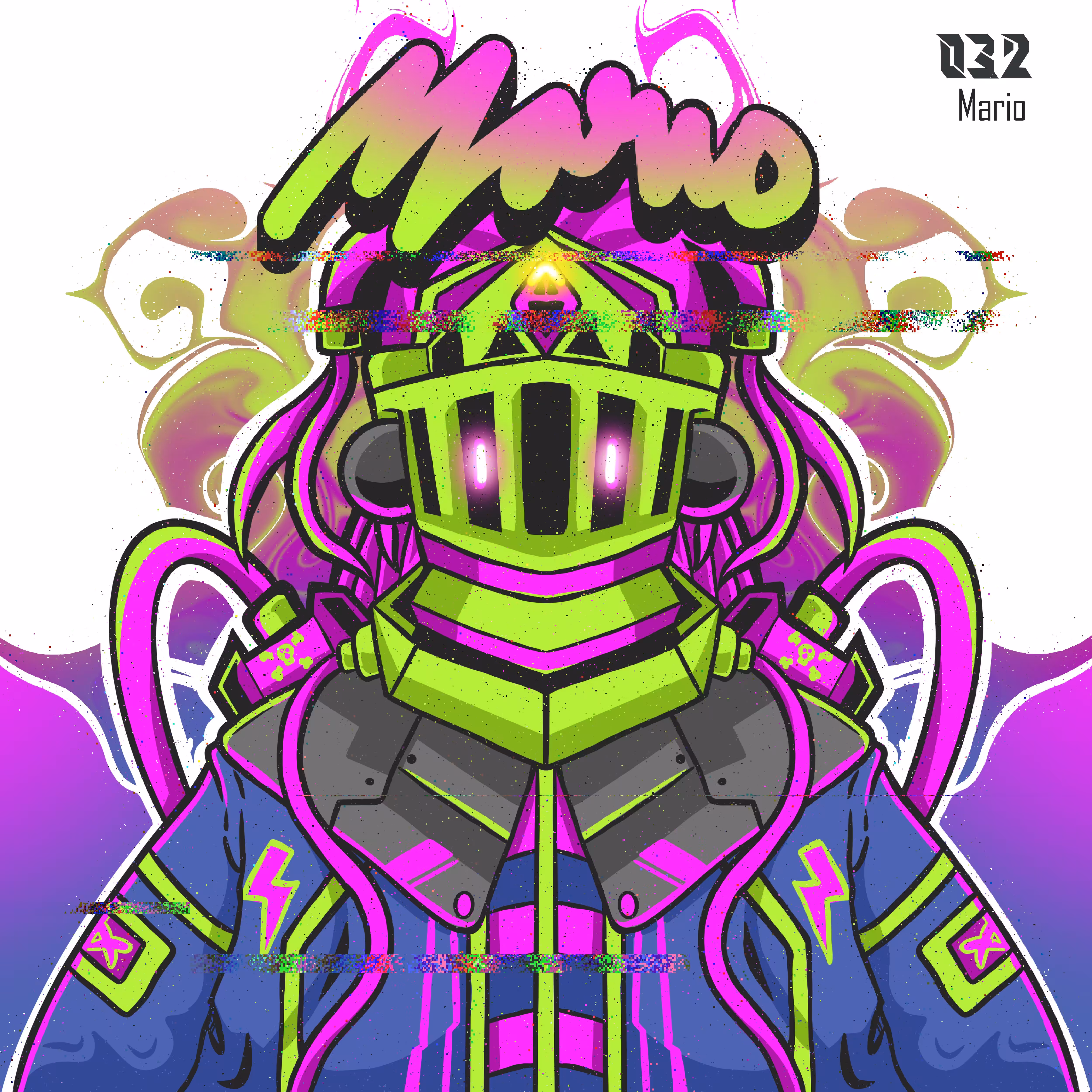 Cyberpunk Style 032 Mario