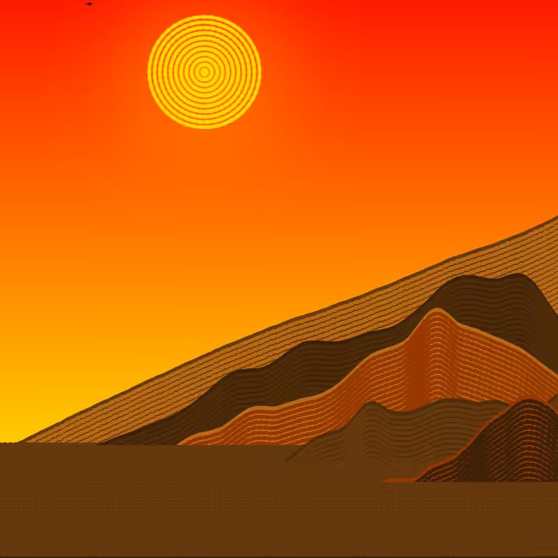 Painted Mountain Sunset #29