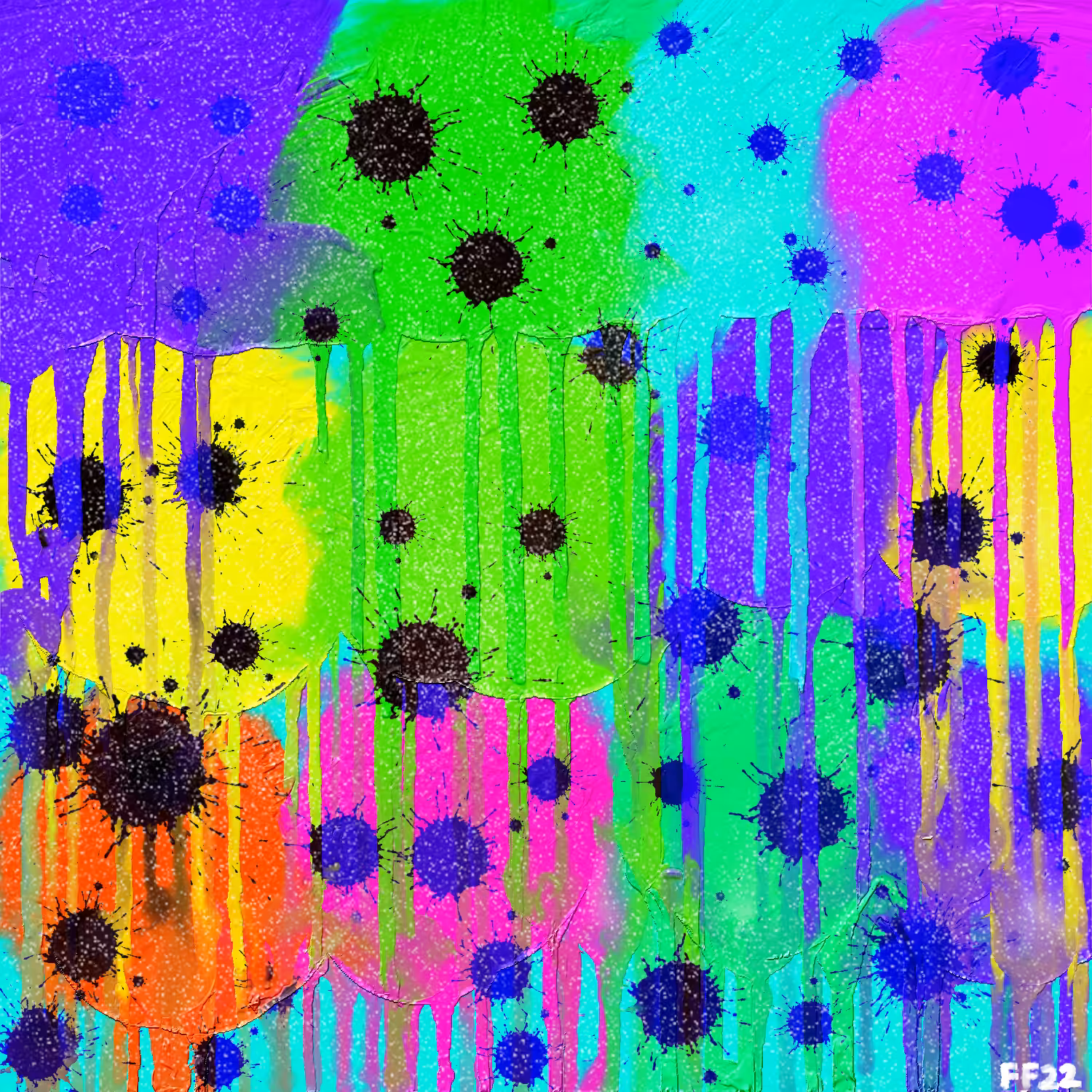 The Lloyds Collection: Abstract Splatter #10