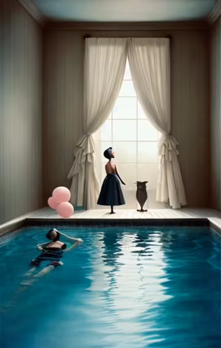 Saving my Life with my ART : Swim Day