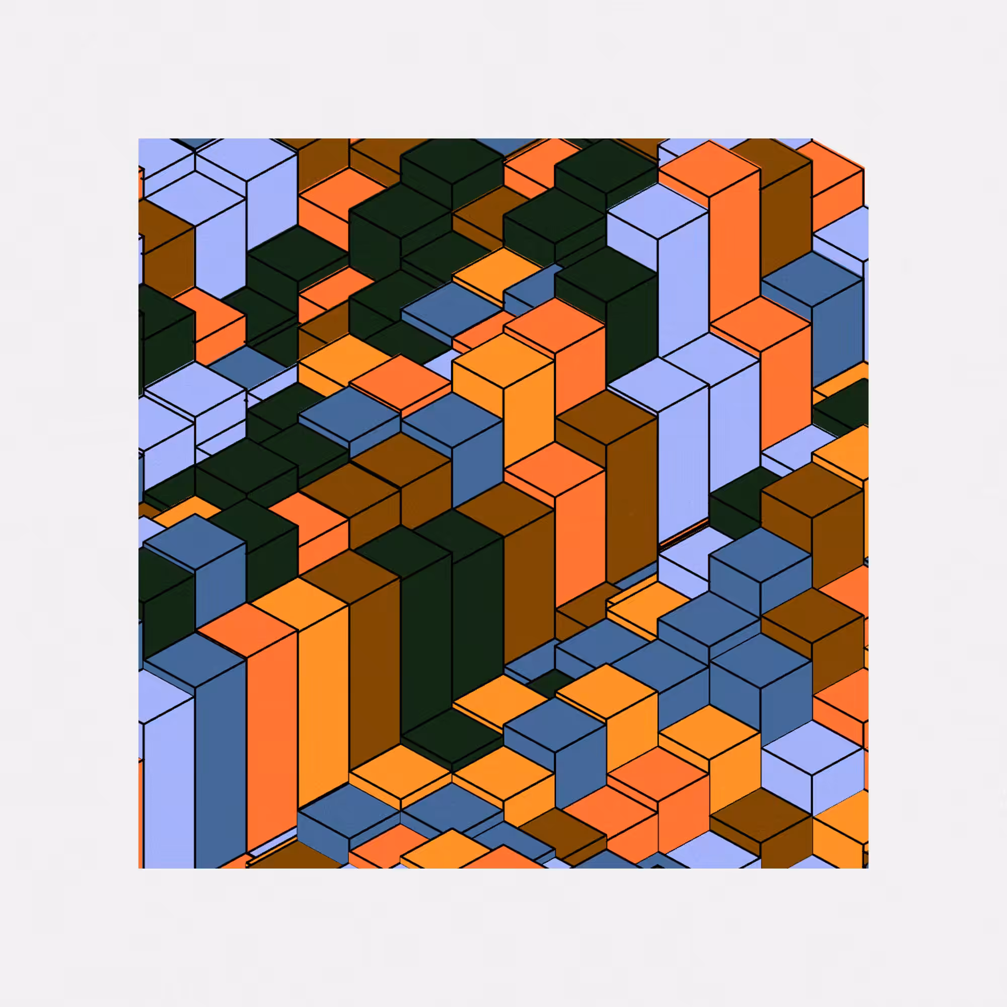 CUBIST HORIZONS #18