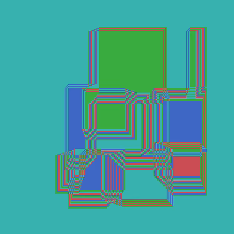 Superimposed Rectangles #83