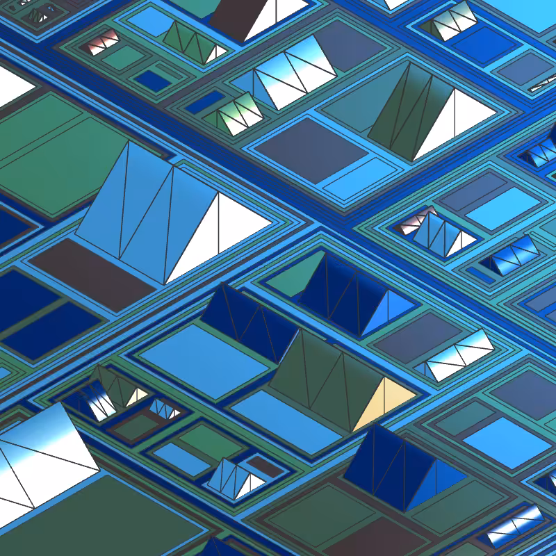 Geometric city #281